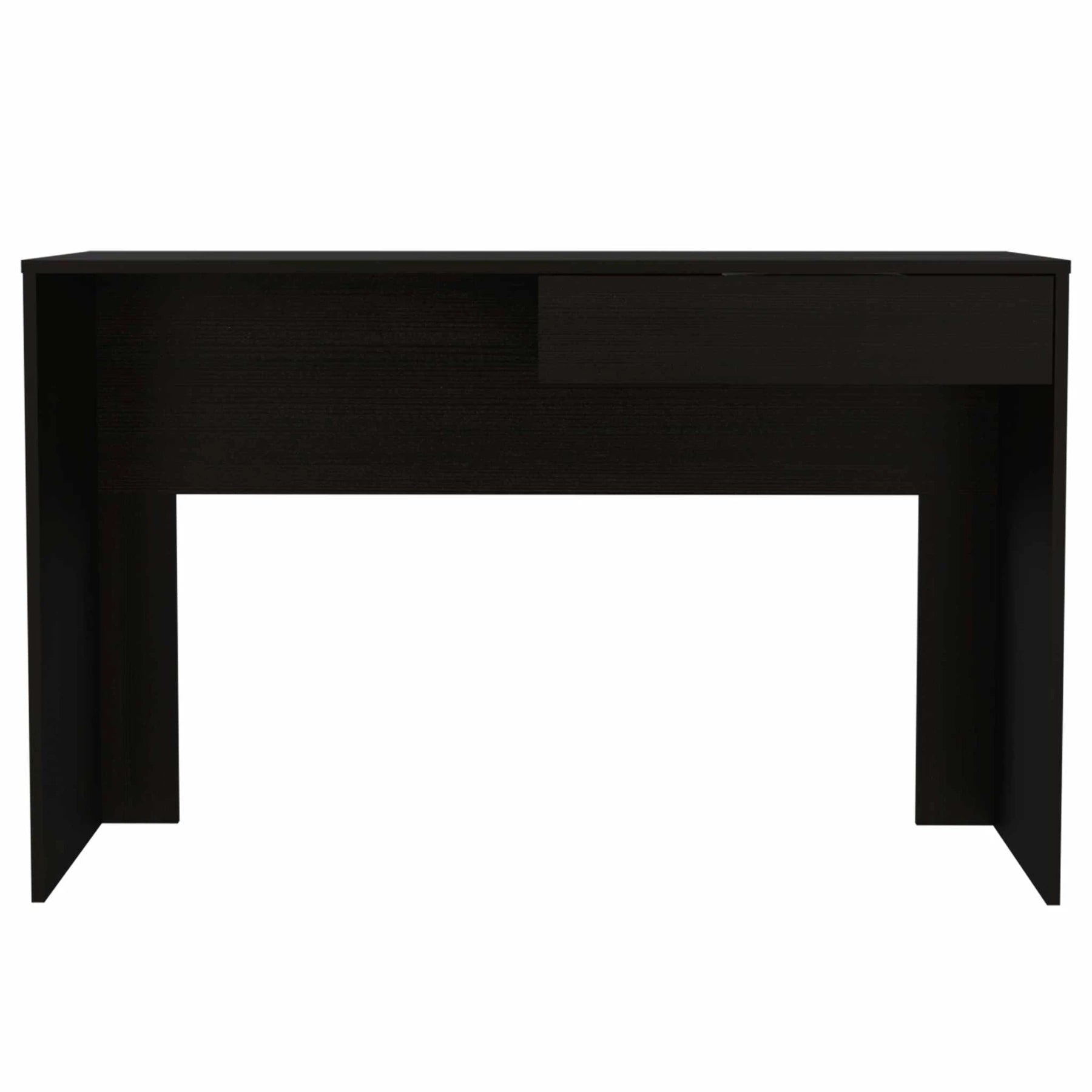 TUHOME Acre Computer Desk One Drawer, Countertop Desk, One Drawer, Black, For Office