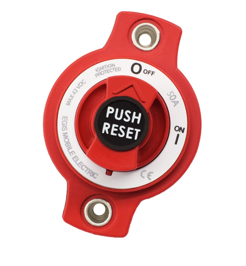 Egis 50A Mini Breaker Disconnect Switch Panel Mount