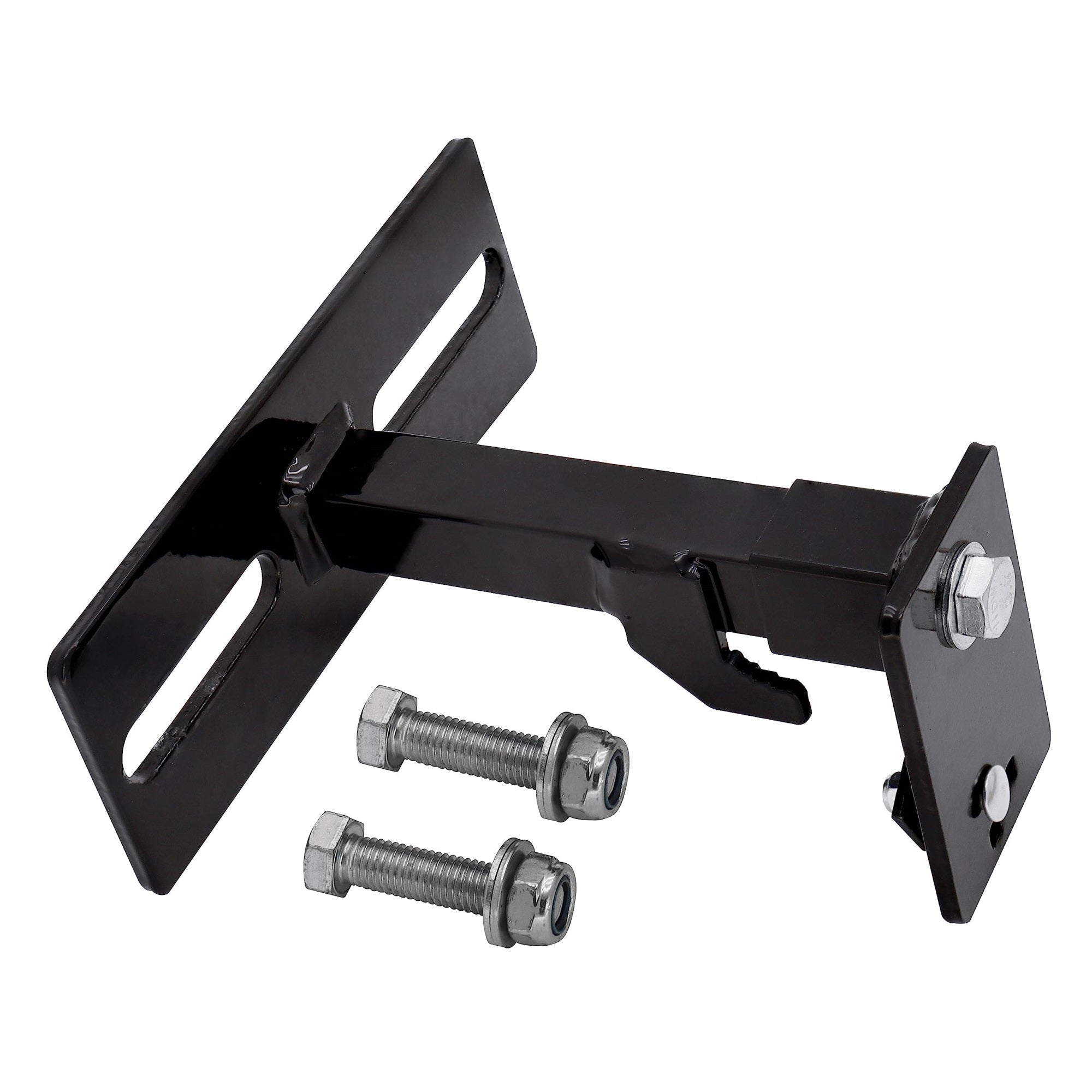 SPARE TIRE CARRIER FOR ANGLE IRON TRAILER FRAMES