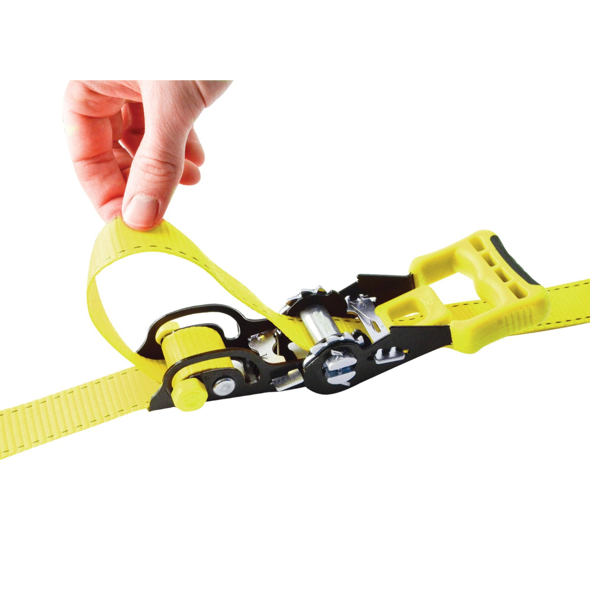Erickson 31425 Sliding Ratchet Strap (With Cap Locks, 1 1/4' X 14', 2000 Lb.), 2 Pack
