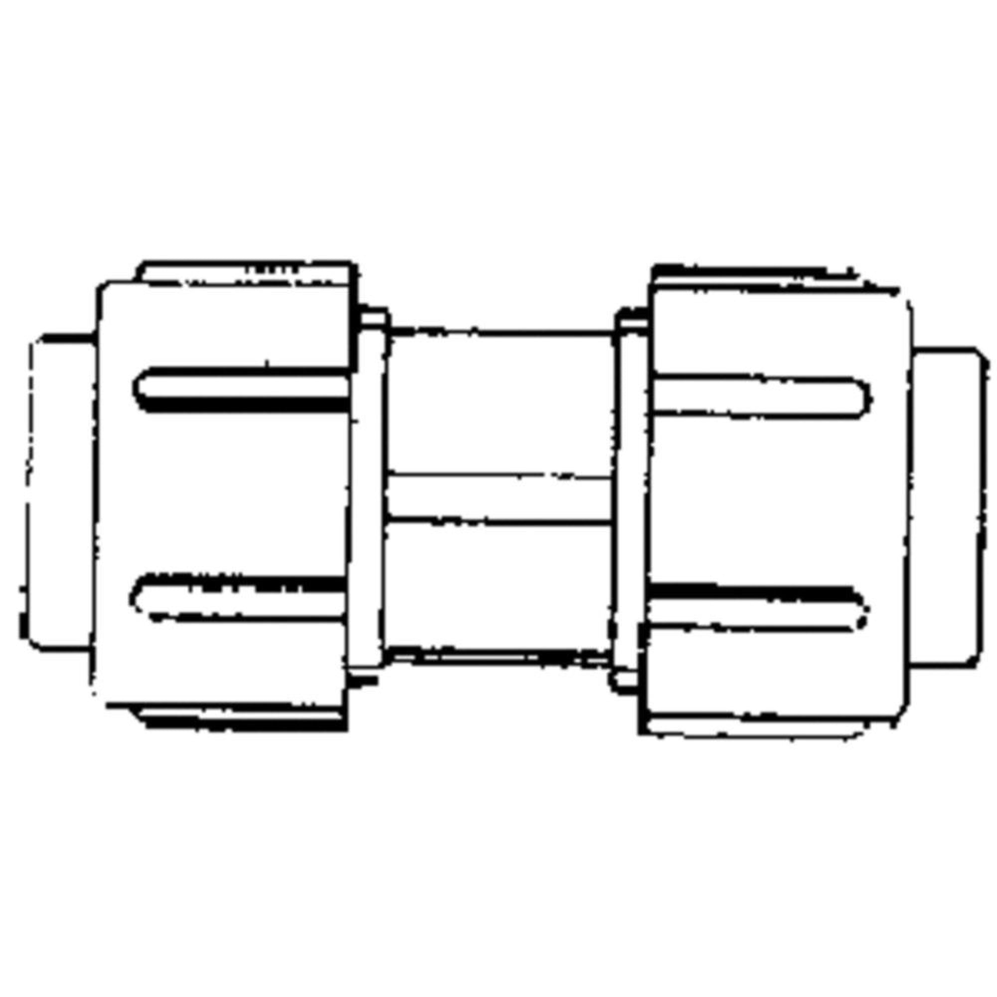 Flair-It 16347 Plastic Copper Transition Fitting, 0.75' Size