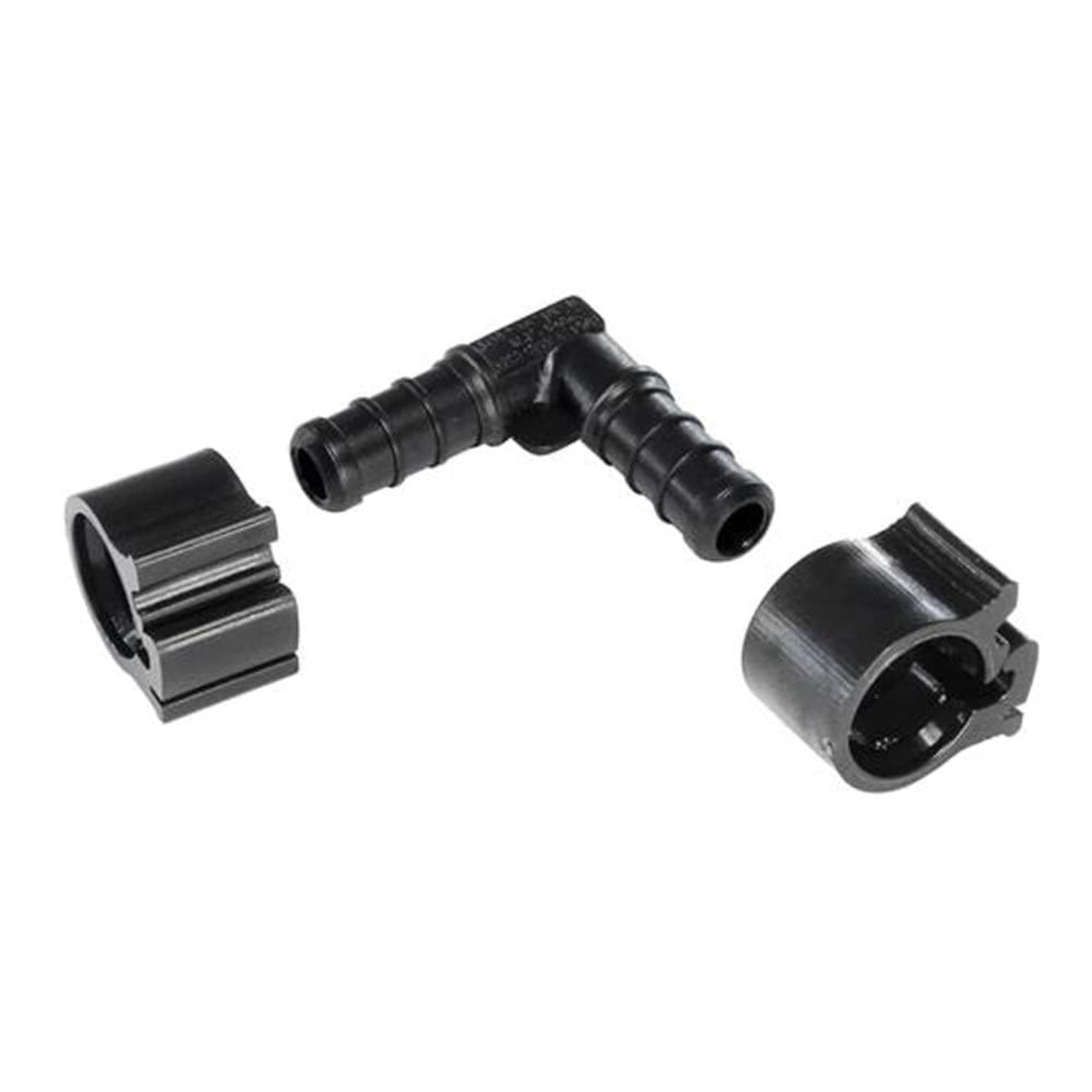 Pexlock 30815 Elbow 3/8', Black