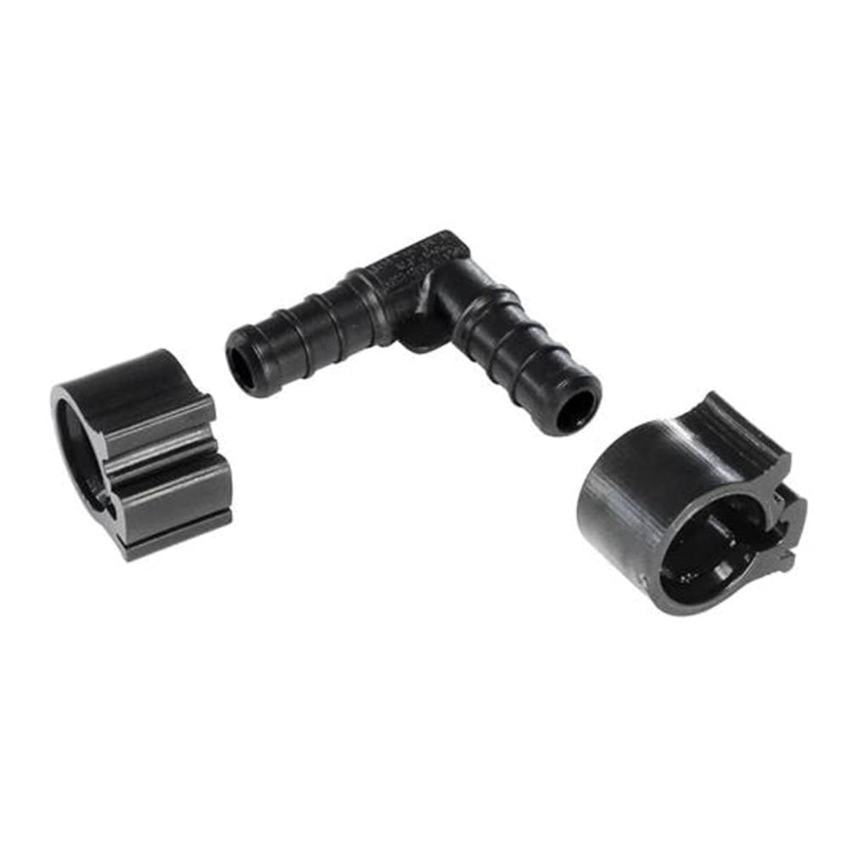 Pexlock 30815 Elbow 3/8', Black
