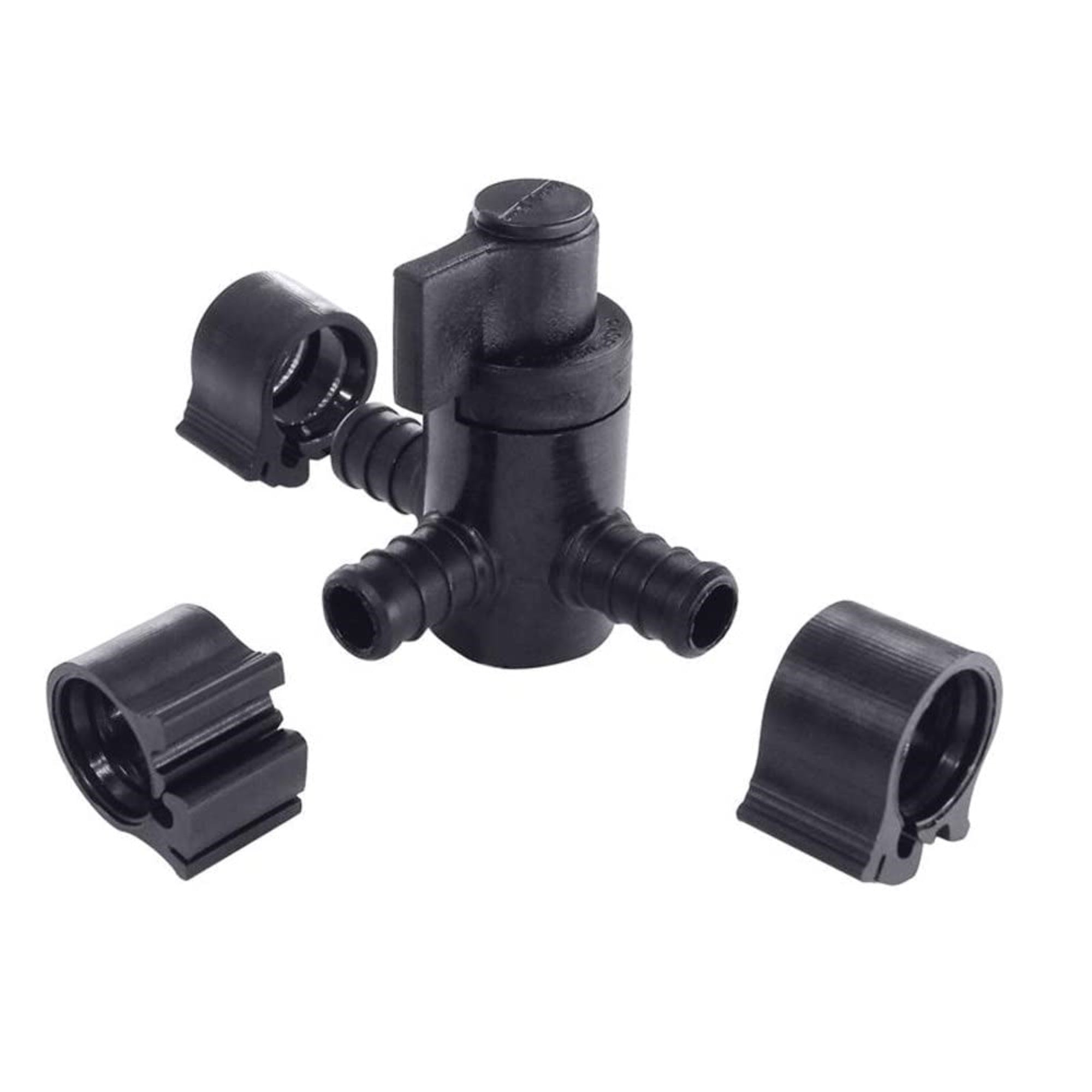 Pexlock 30910 Bypass Valve, 1/2', Black