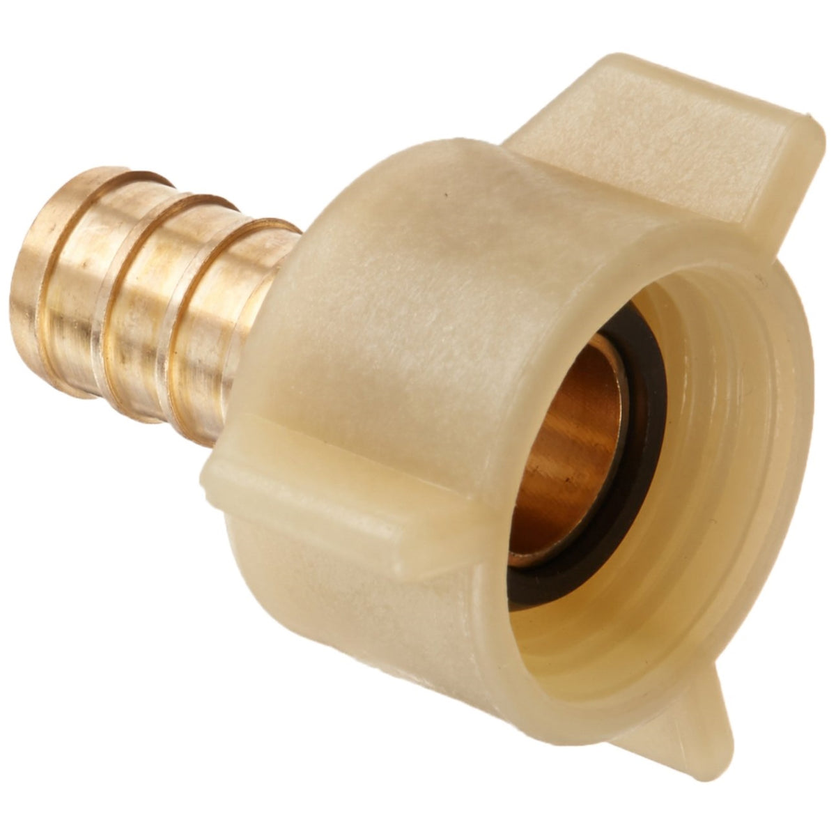 Elkhart Supply 41177 1/2' X 1/2' Female Pipe Thread Brass Swivel Adapter