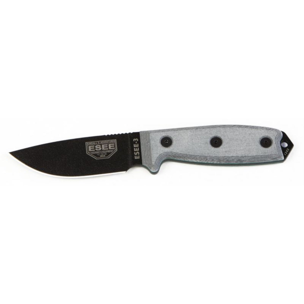 Esee-3P - Esee-3, Plain Edge, Brown Sheath