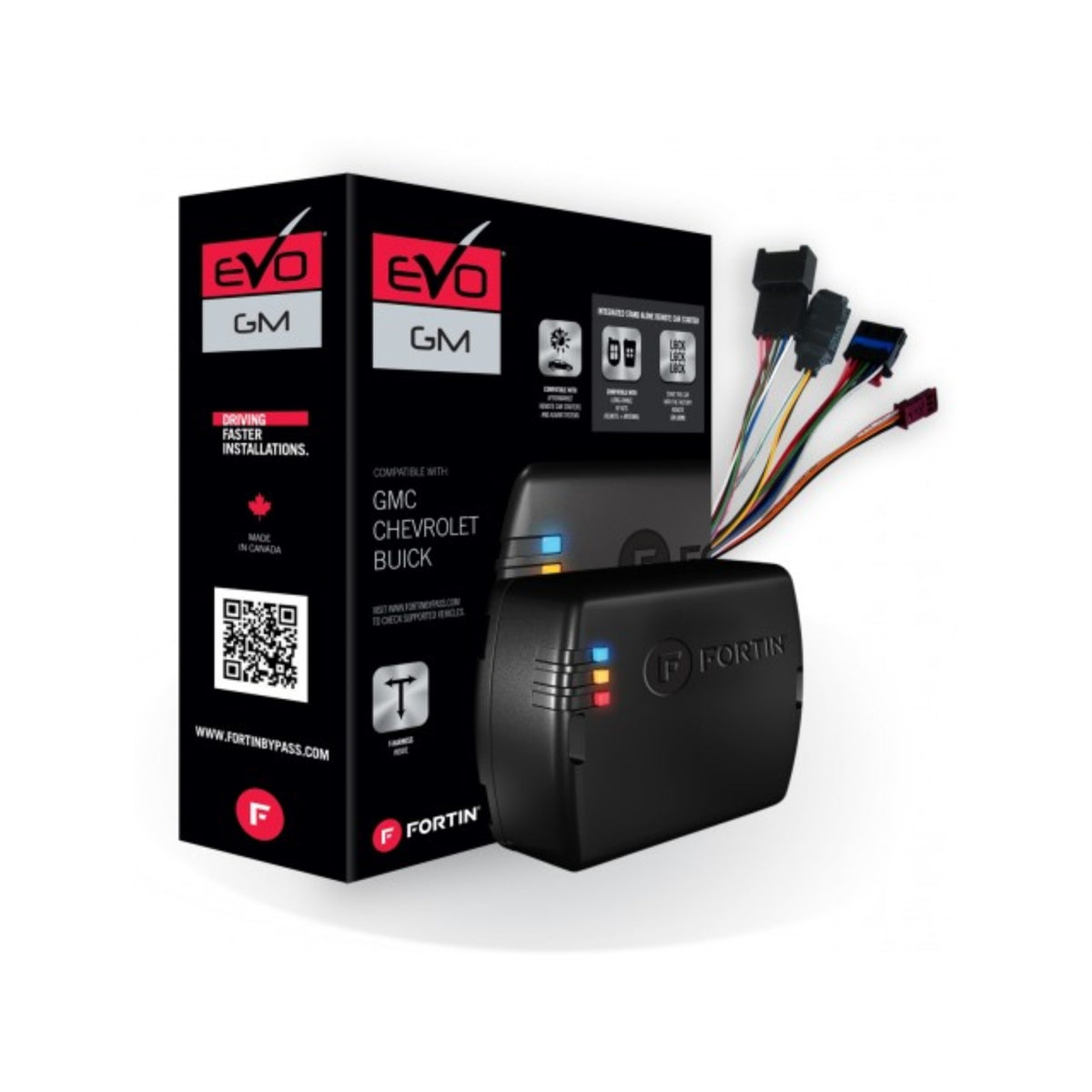 Fortin Remote Start Module & T-Harness Combo For Select Cadillacchevybuickgmc Flip-Key Vehicles