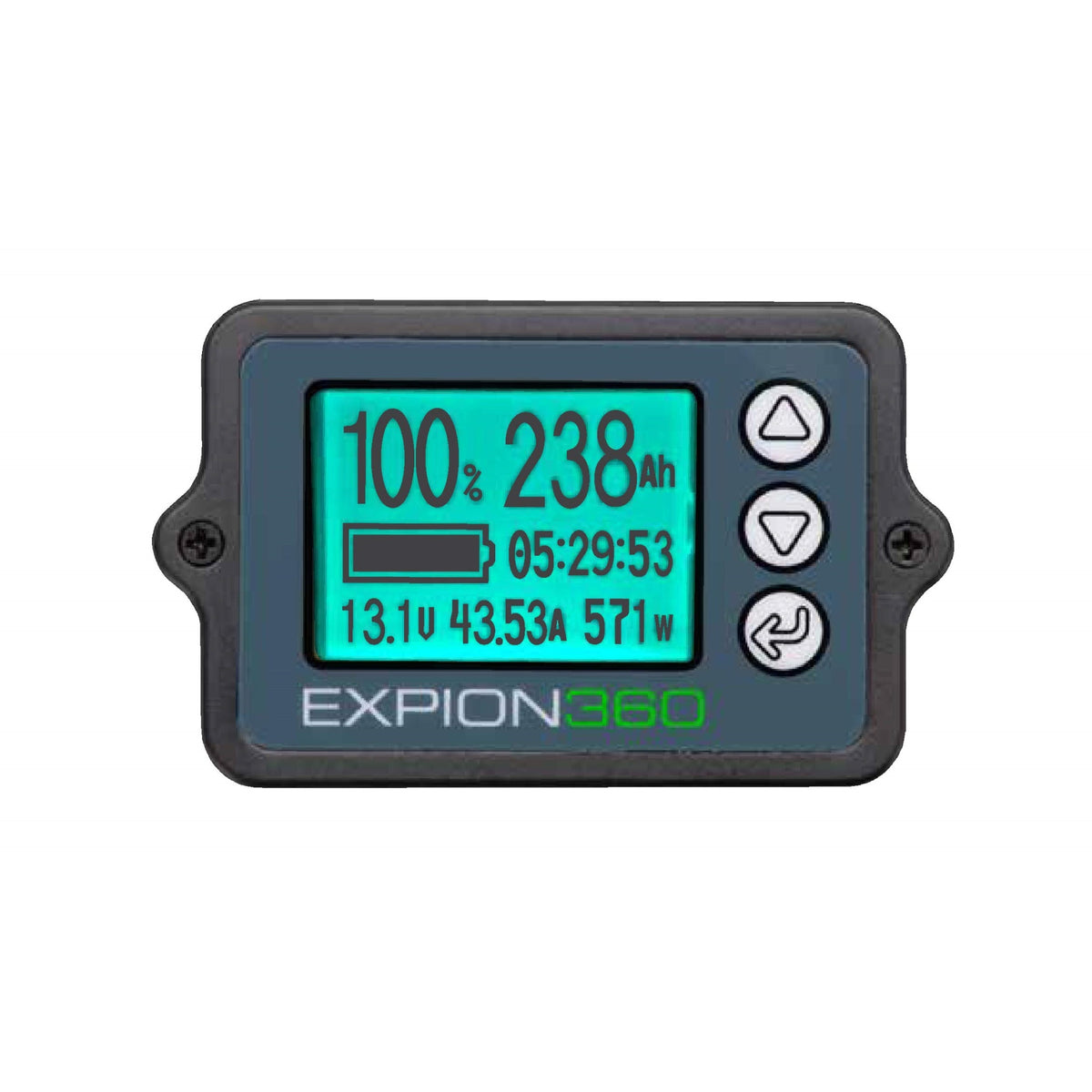 Lifepo4 Deep Cycle Battery - 350 Amp Battery Monitor 8V By Expion360 - Perfect For Rv/Camper, Marine, Overland/Van, Solar And Off Grid Applications