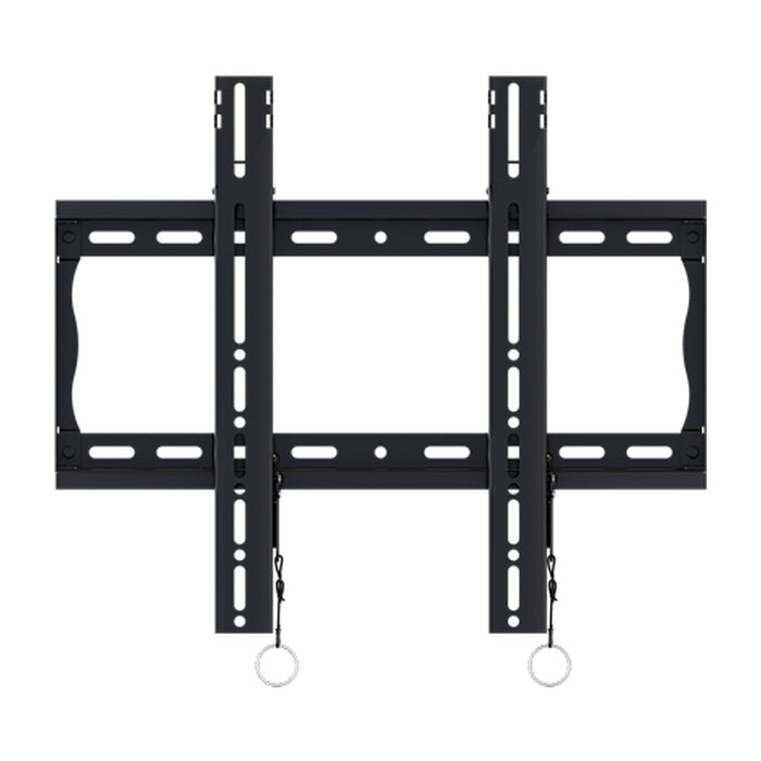 Universal flat wall mount with leveling mechanism, for 37 to 90 flat panel screens