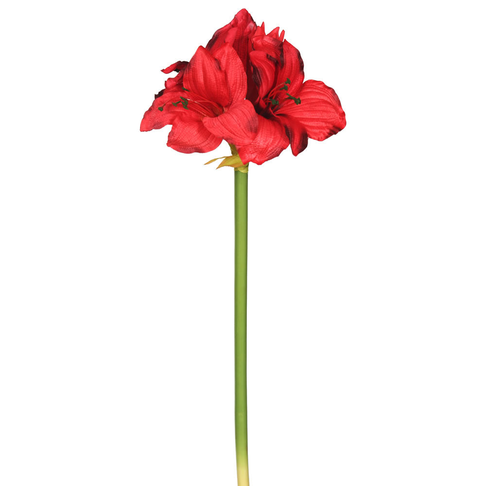 Vickerman 28″ Red Single Amaryllis 3/pk - FA173201