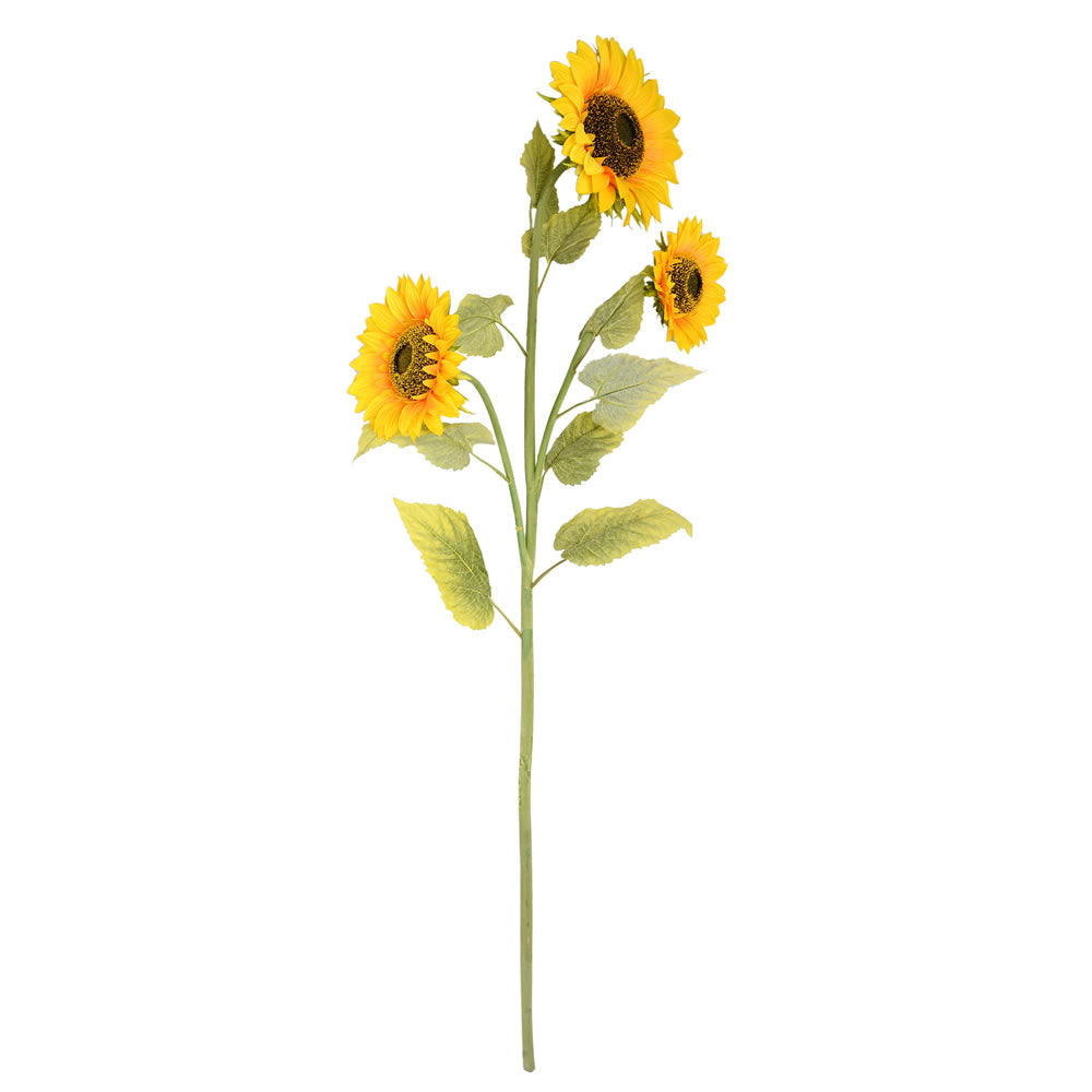 Vickerman 53” Yellow Sunflower Spray - FA187501