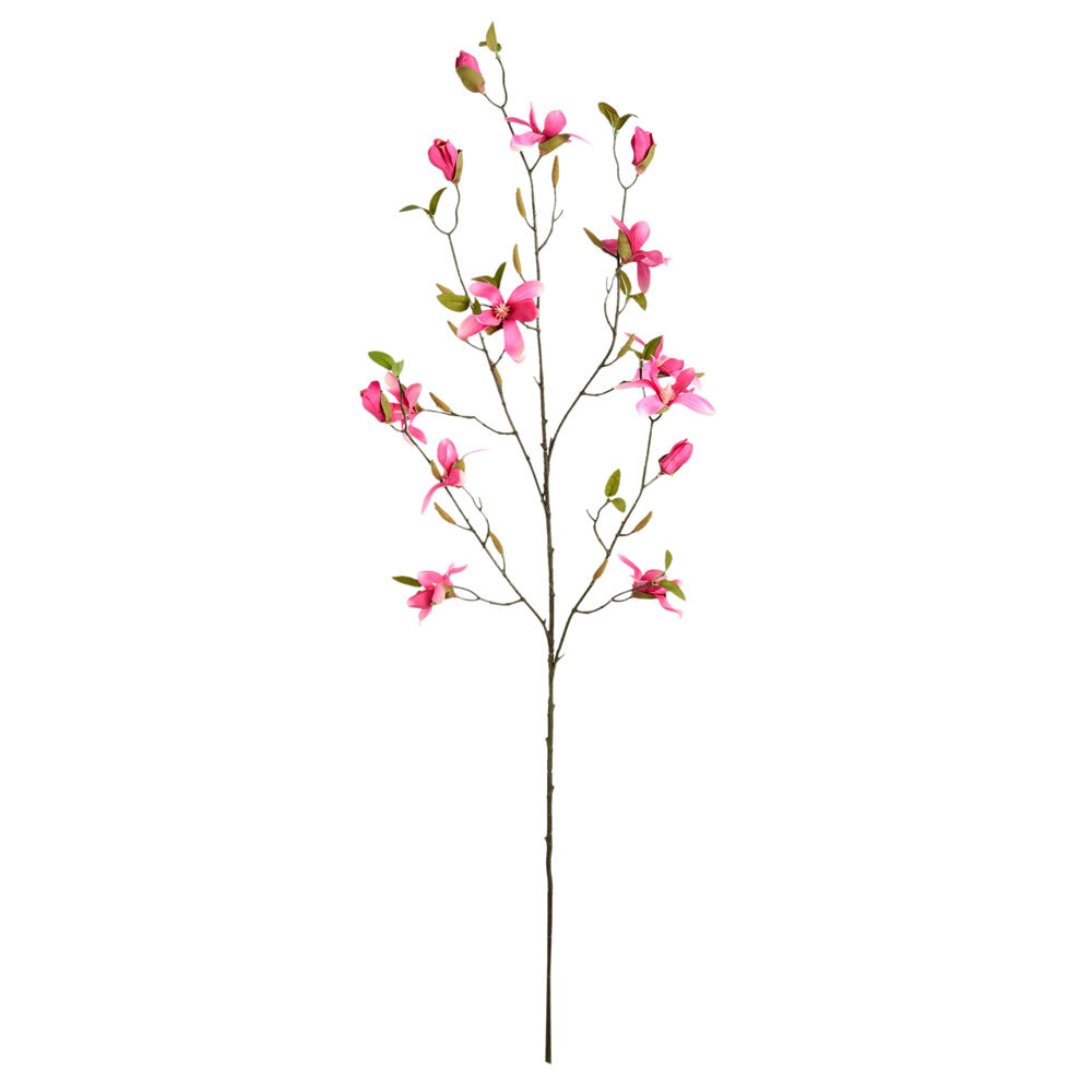 Vickerman 39” Mini Fuchsia Magnolia Spray 3/Pk - FA187670