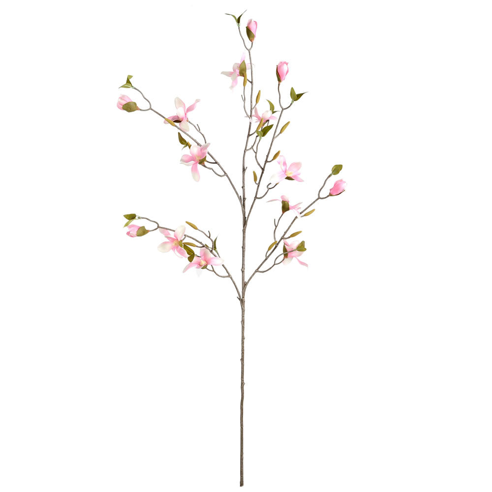 Vickerman 39” Mini Pink Magnolia Spray 3/Pk - FA187679
