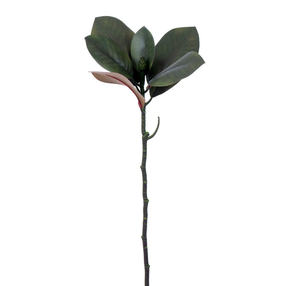 24” Green Magnolia Spray 6 Leaves 4/Bag