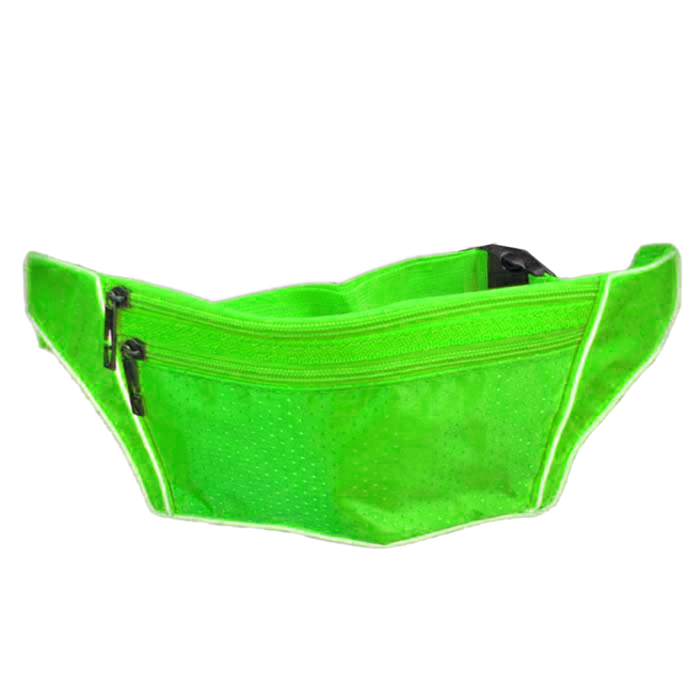 Green EL Fanny Pack Belly Bag with Easy Release Clip