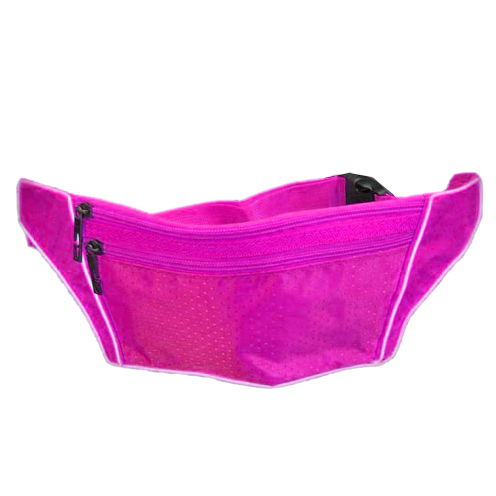 Pink EL Fanny Pack Belly Bag with Easy Release Clip