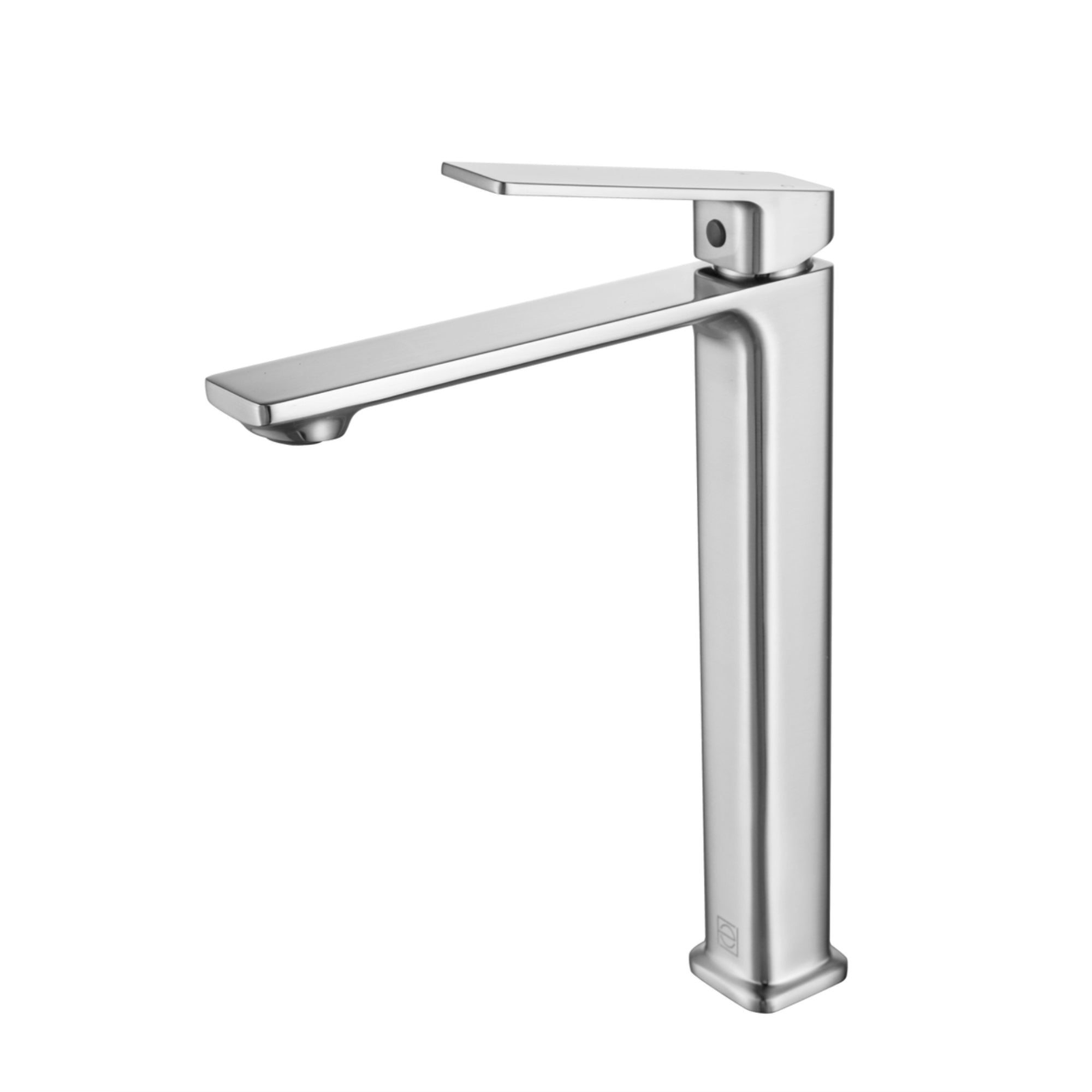 Lena Single Hole Single Handle Bathroom Faucet In Brushed Nickel
