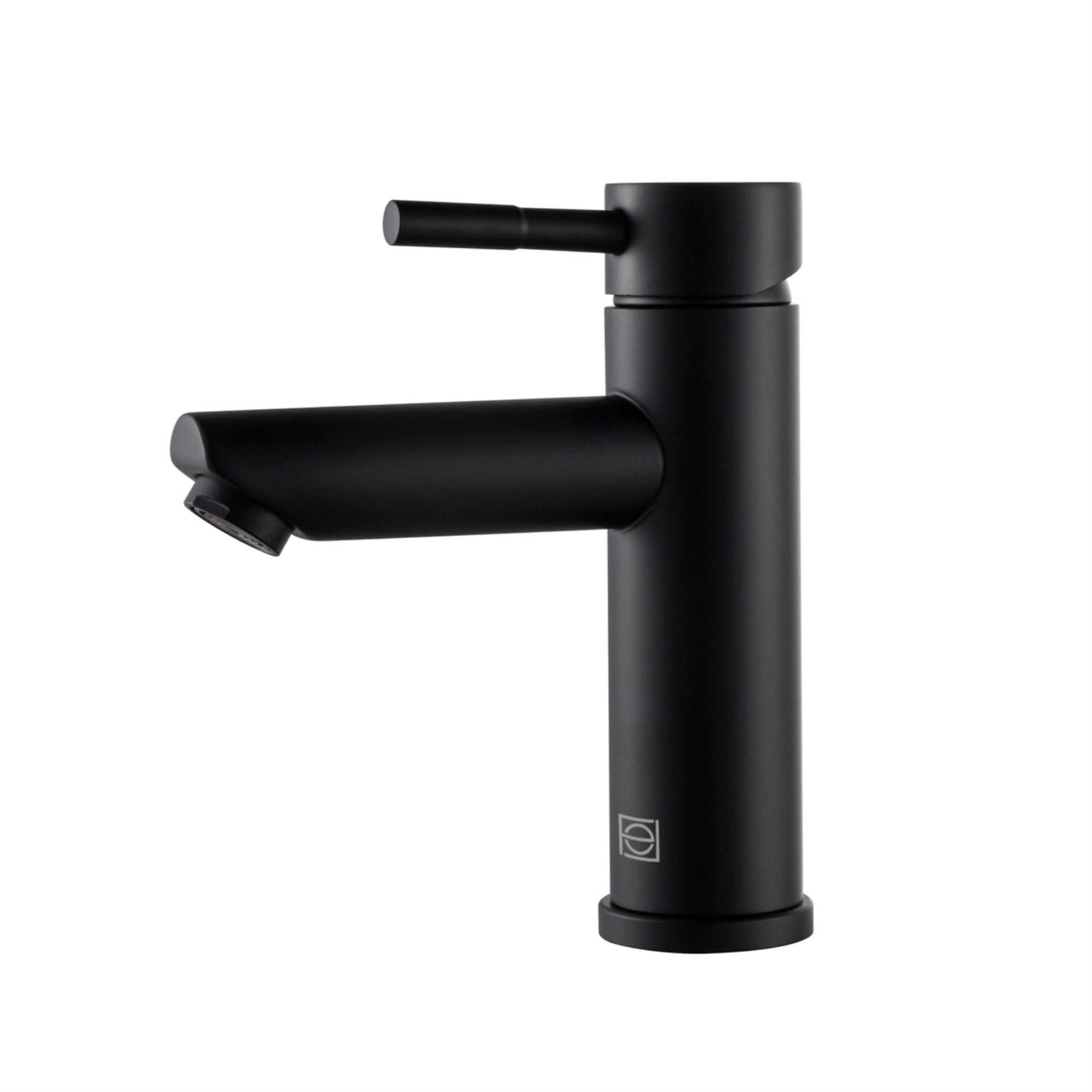 Mia Single Hole Single Handle Bathroom Faucet In Matte Black