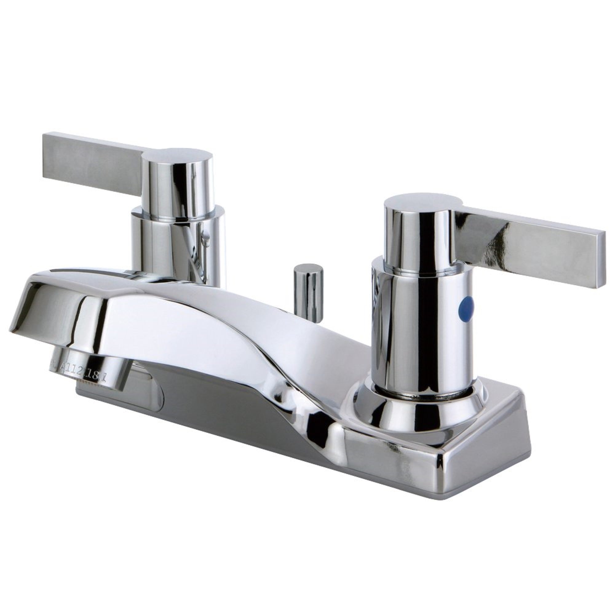 Kingston Brass Fb2201Ndl 4 In. Centerset Bathroom Faucet, Polished Chrome