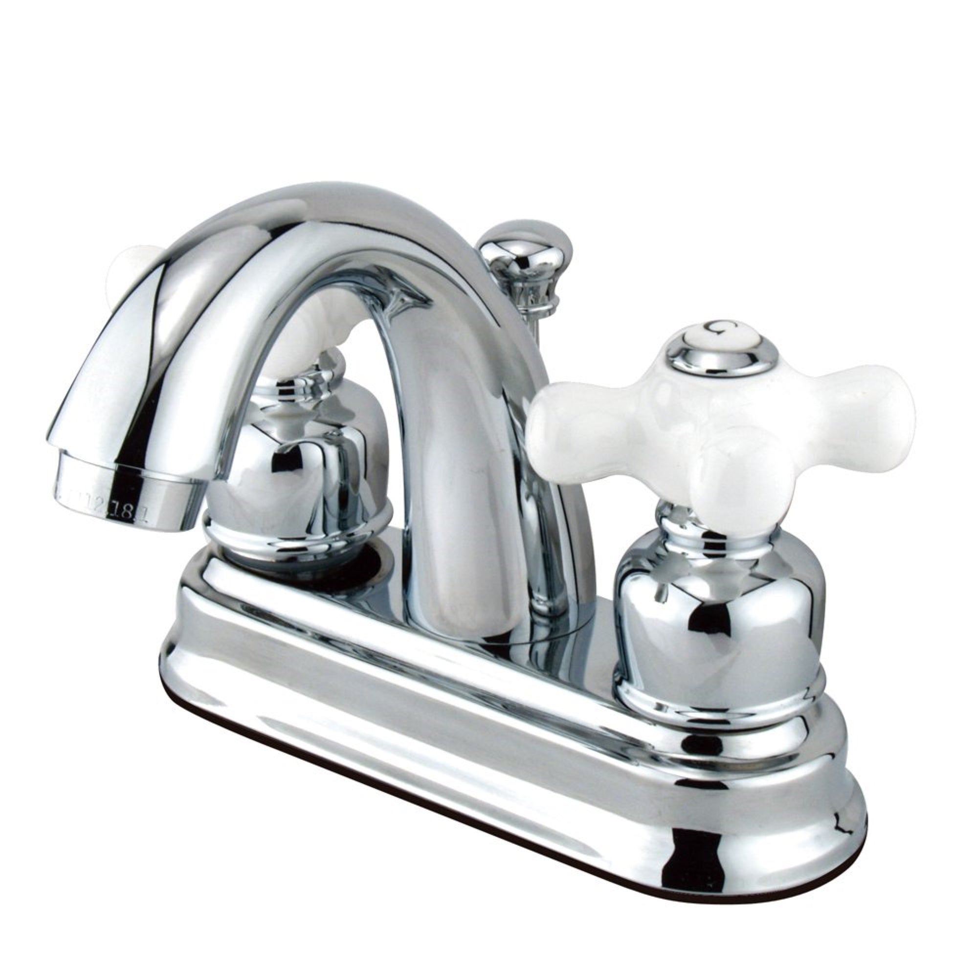 Kingston Brass Fb5611Px 4 In. Centerset Bathroom Faucet, Polished Chrome