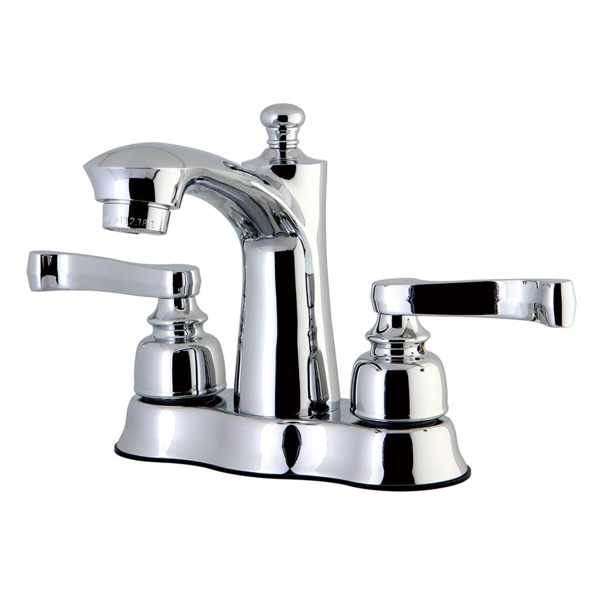 Kingston Brass Fb7611Fl 4 In. Centerset Bathroom Faucet, Polished Chrome