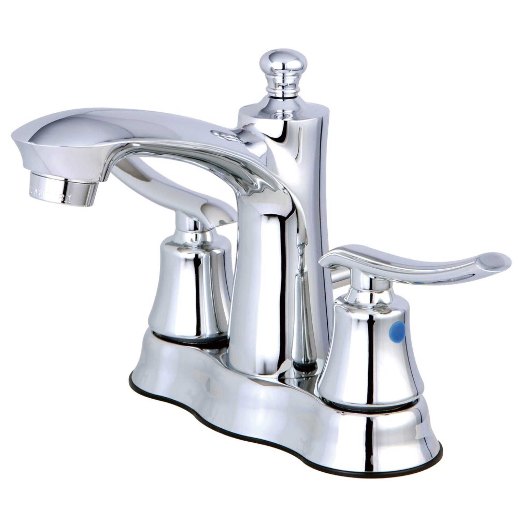 Kingston Brass Fb7611Jl 4 In. Centerset Bathroom Faucet, Polished Chrome