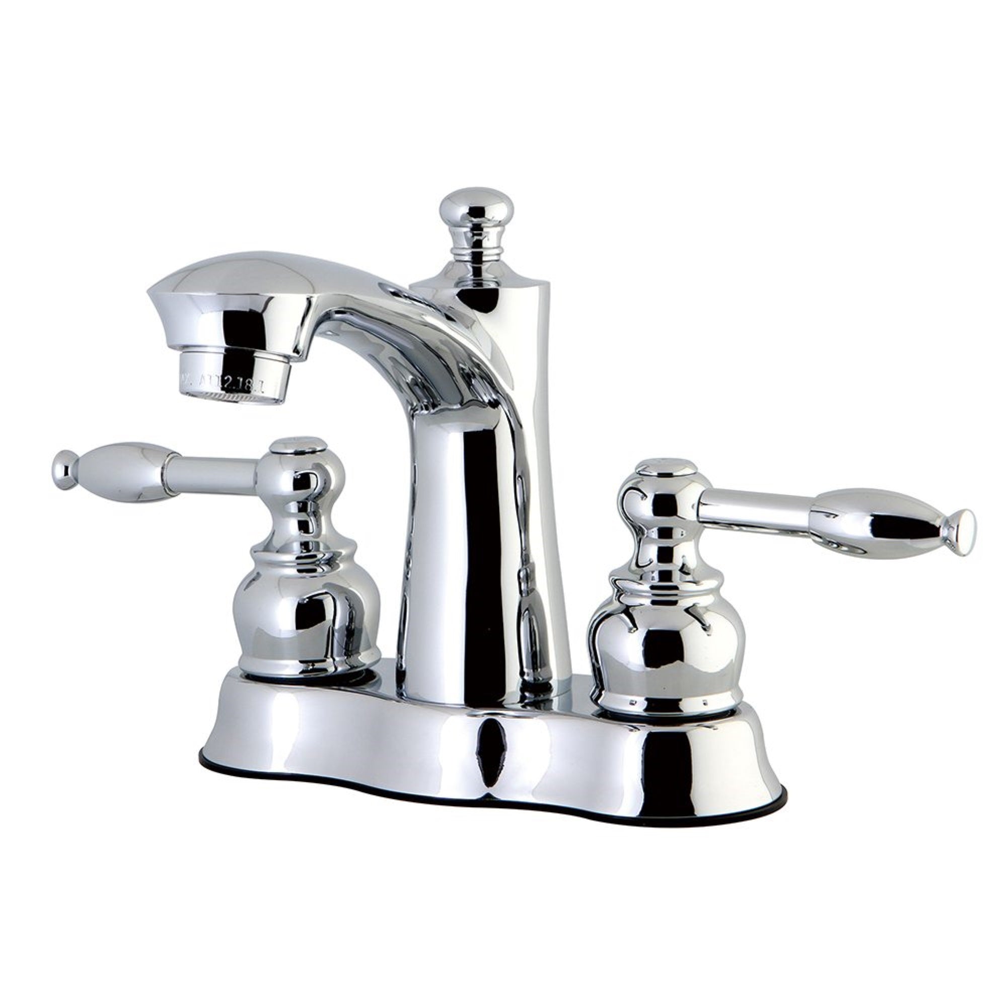 Kingston Brass Fb7611Kl 4 In. Centerset Bathroom Faucet, Polished Chrome