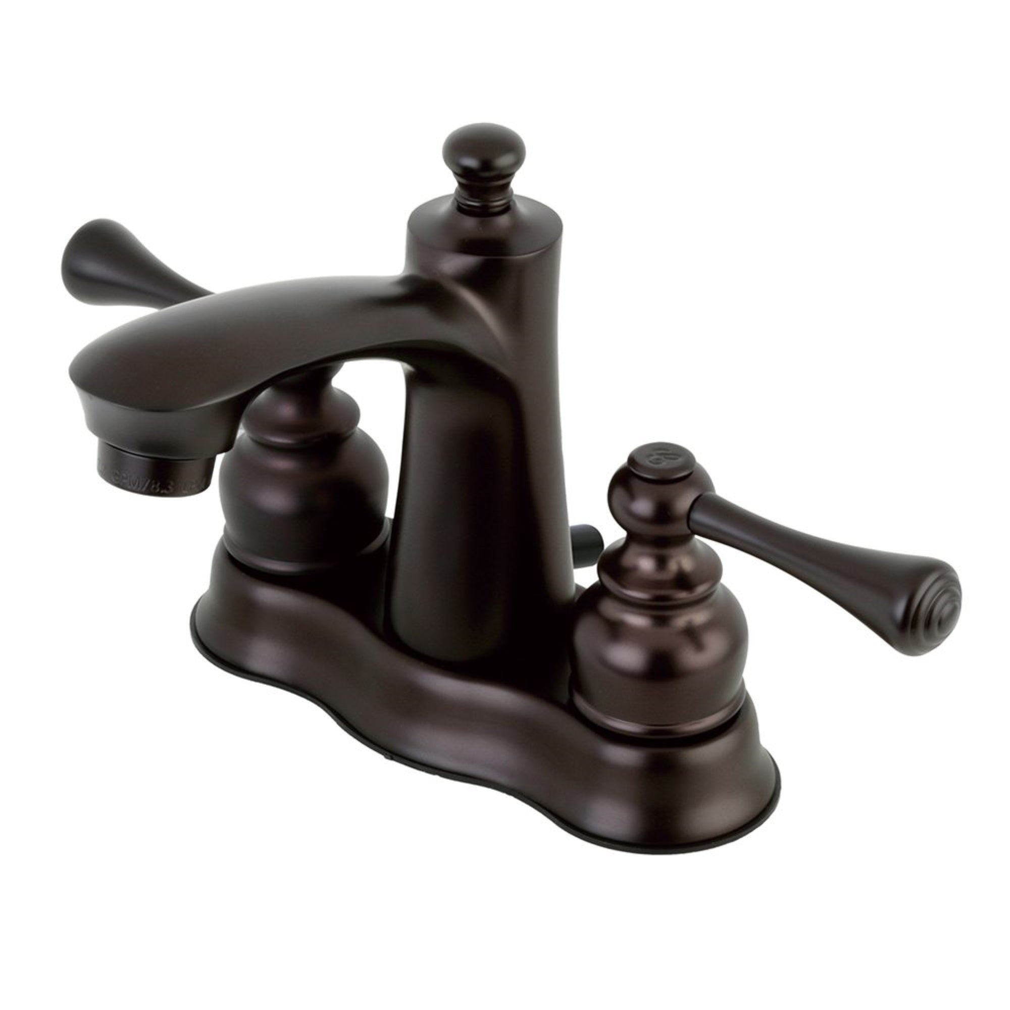 Kingston Brass Fb7615Bl 4 In. Centerset Bathroom Faucet, Oil Rubbed Bronze