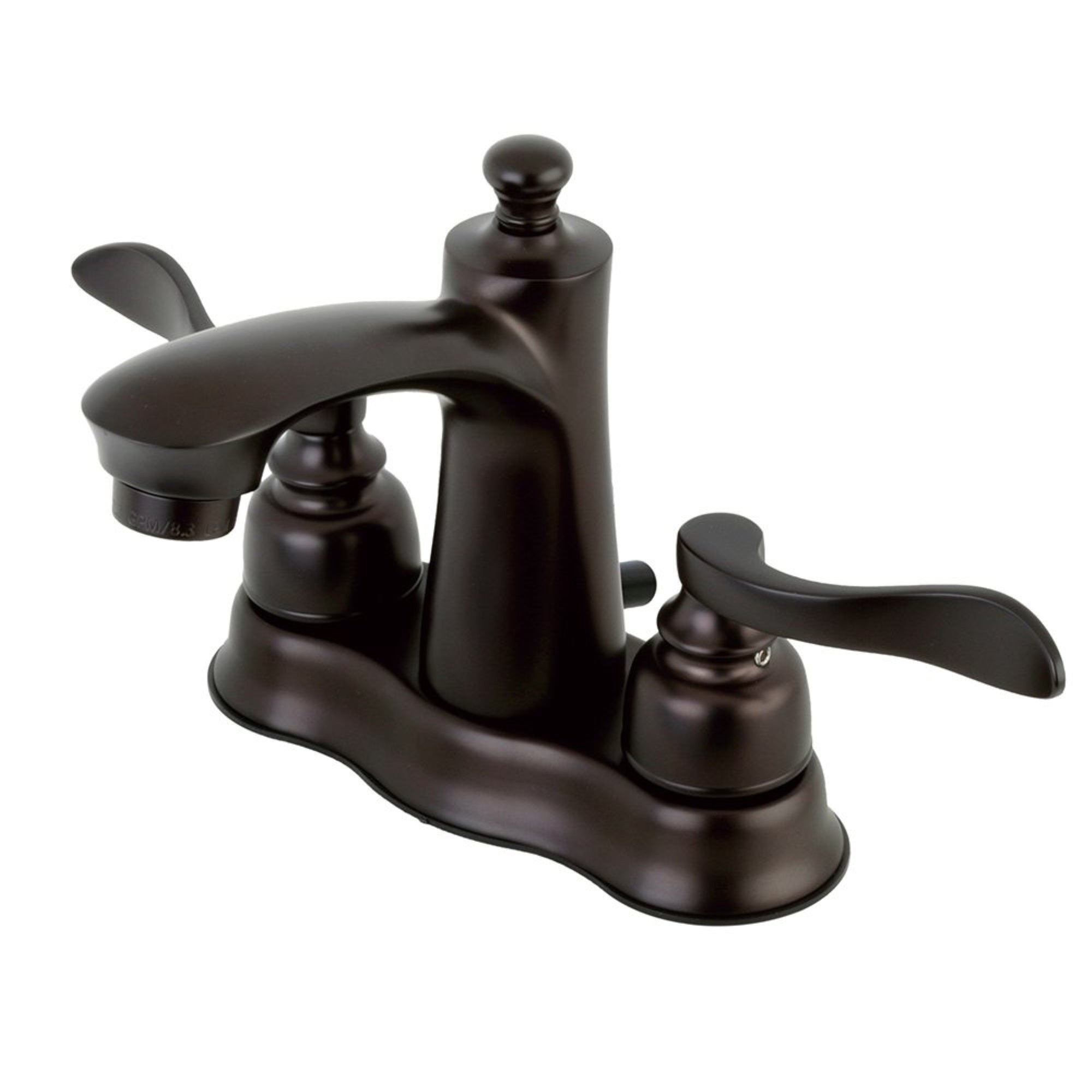 Kingston Brass Fb7615Nfl 4 In. Centerset Bathroom Faucet, Oil Rubbed Bronze