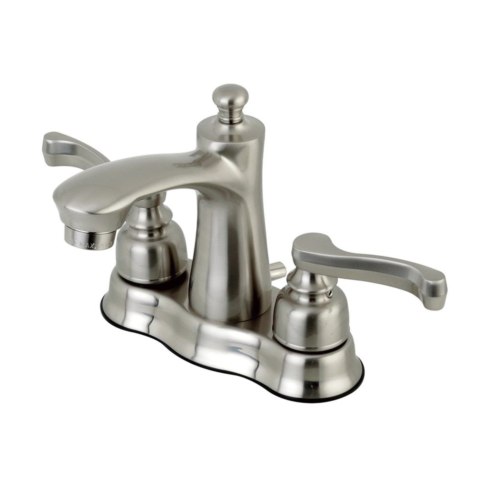 Kingston Brass Fb7618Fl 4 In. Centerset Bathroom Faucet, Brushed Nickel