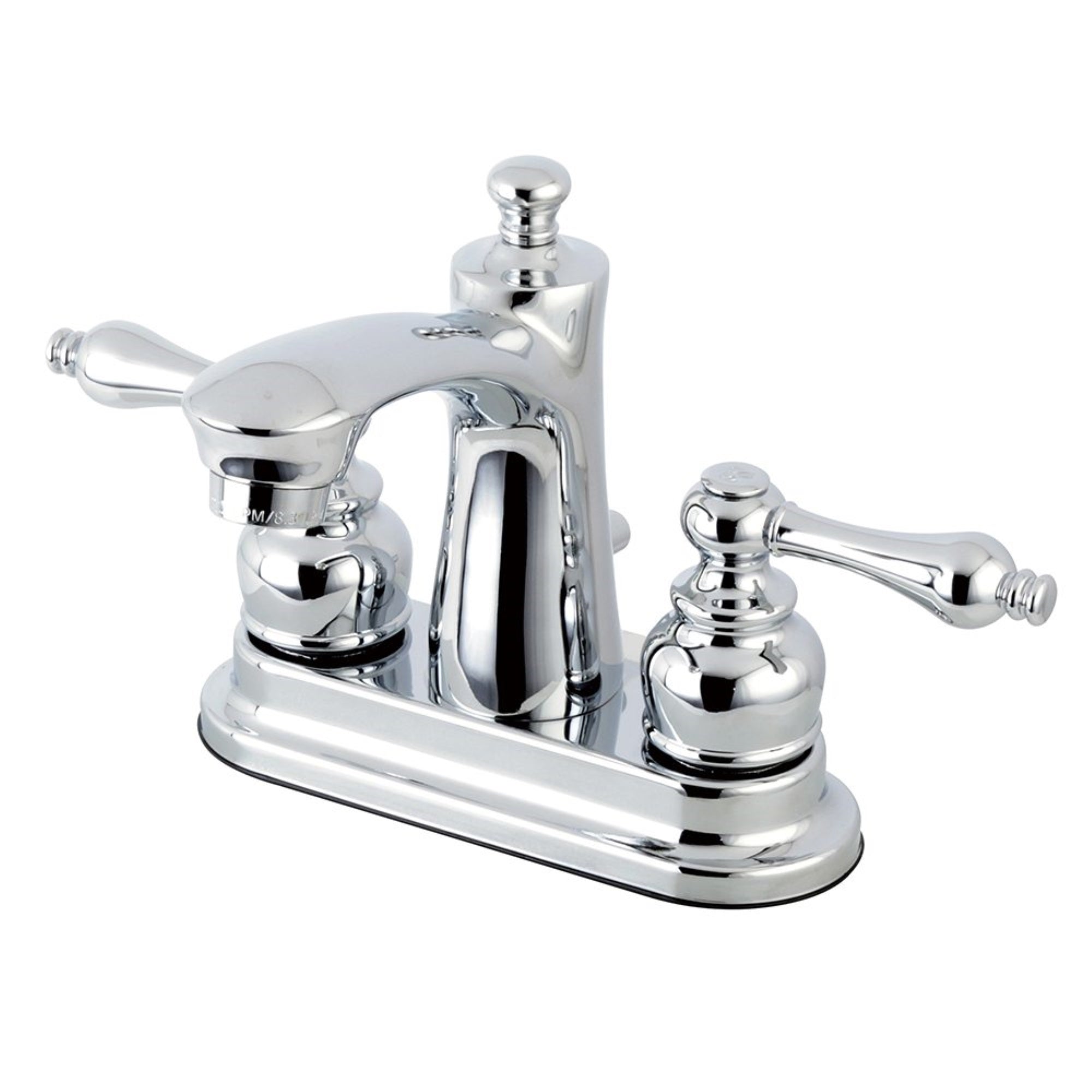 Kingston Brass Fb7621Al 4 In. Centerset Bathroom Faucet, Polished Chrome
