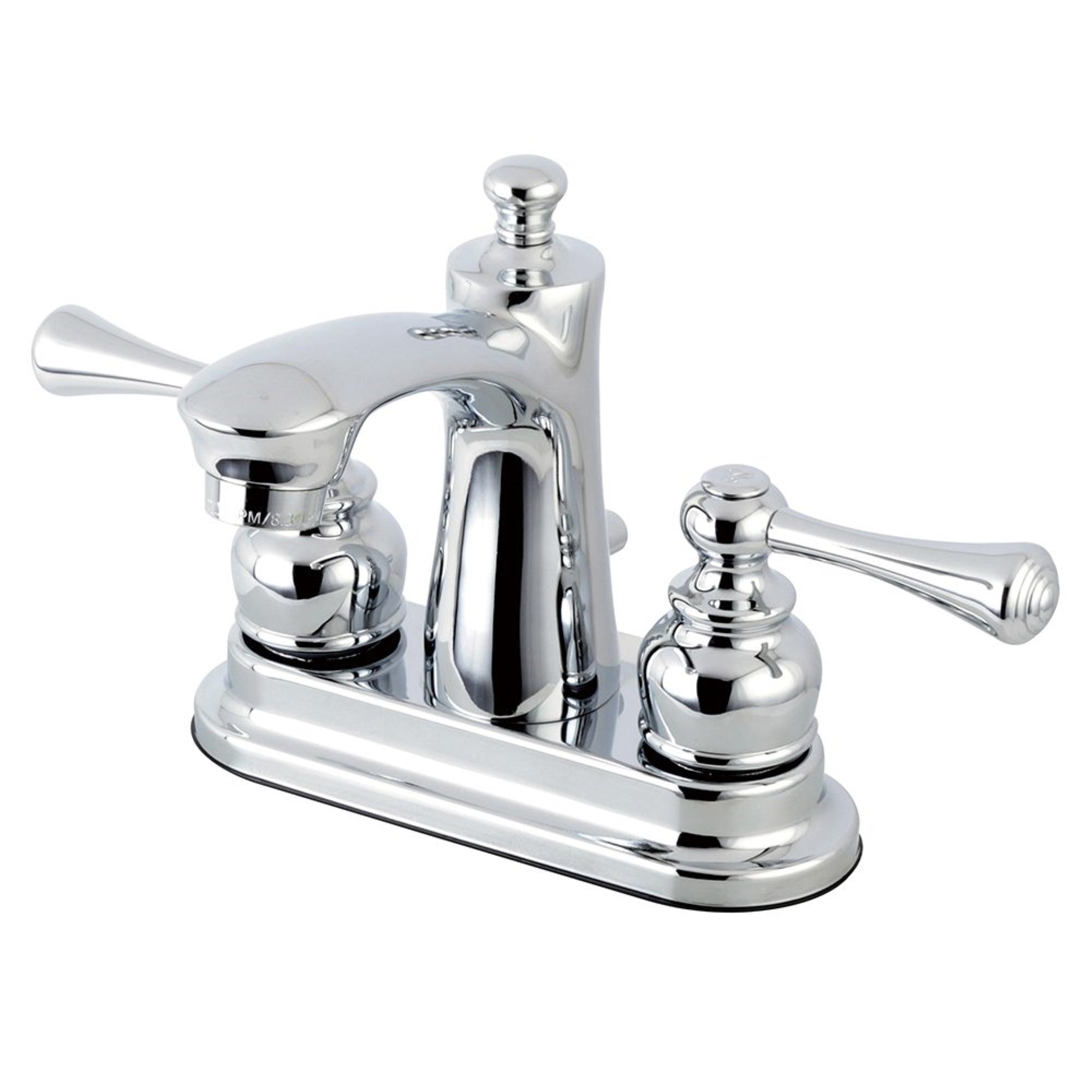 Kingston Brass Fb7621Bl 4 In. Centerset Bathroom Faucet, Polished Chrome