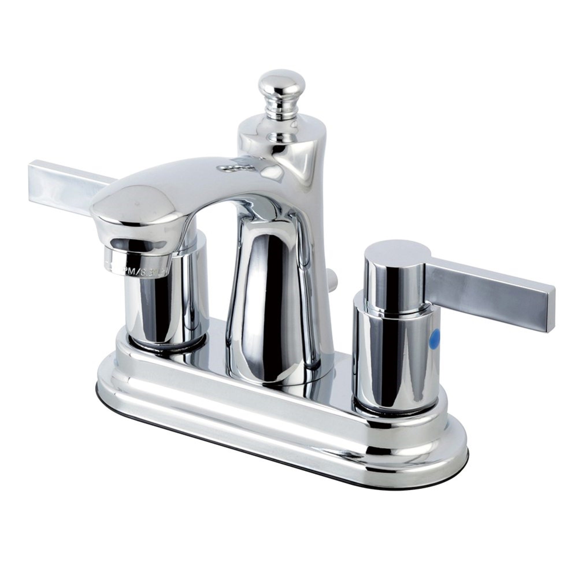 Kingston Brass Fb7621Ndl 4 In. Centerset Bathroom Faucet, Polished Chrome