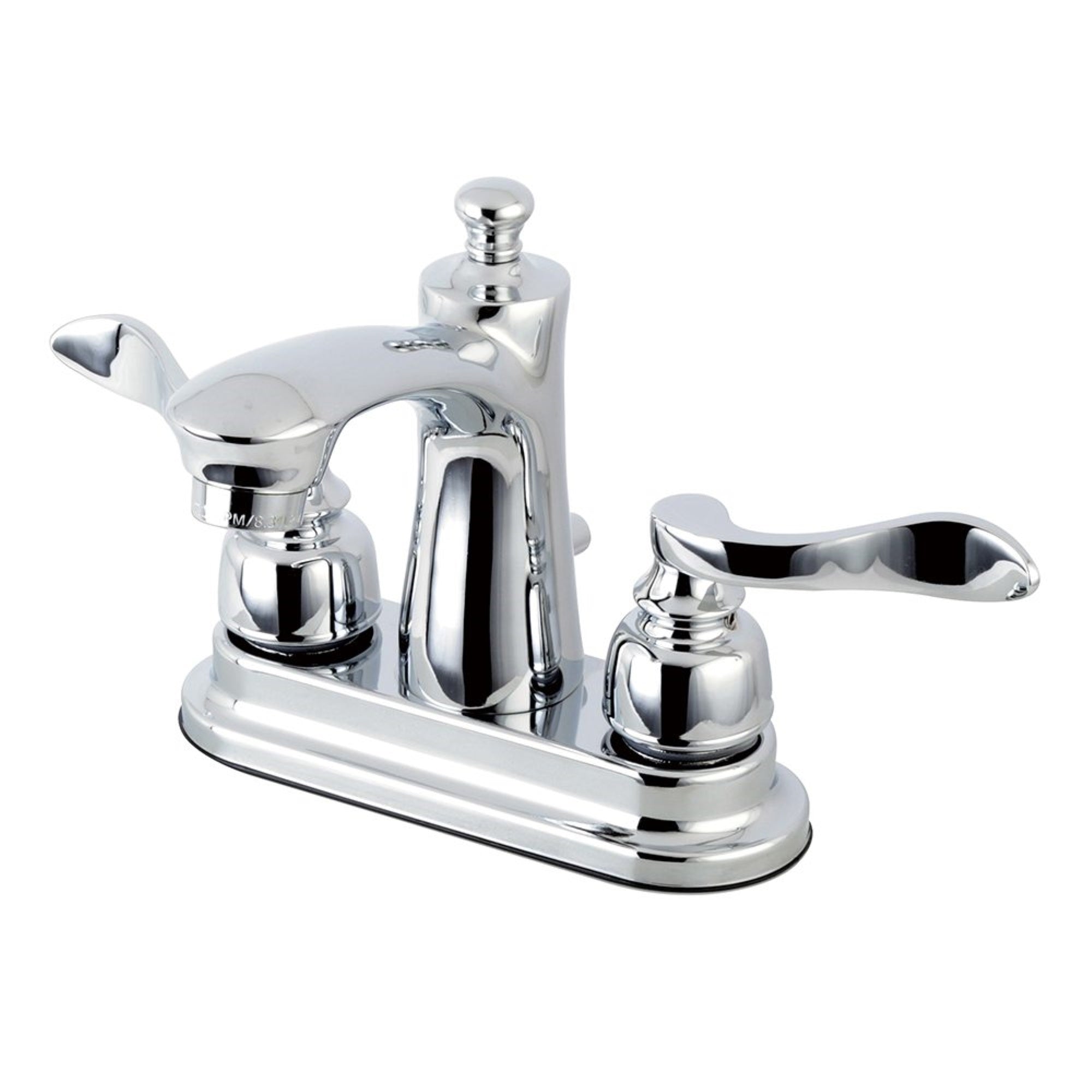 Kingston Brass Fb7621Nfl 4 In. Centerset Bathroom Faucet, Polished Chrome