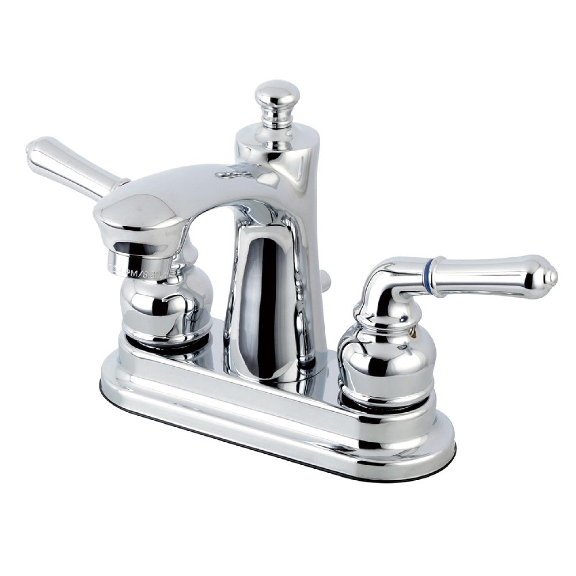 Kingston Brass Fb7621Nml 4 In. Centerset Bathroom Faucet, Polished Chrome