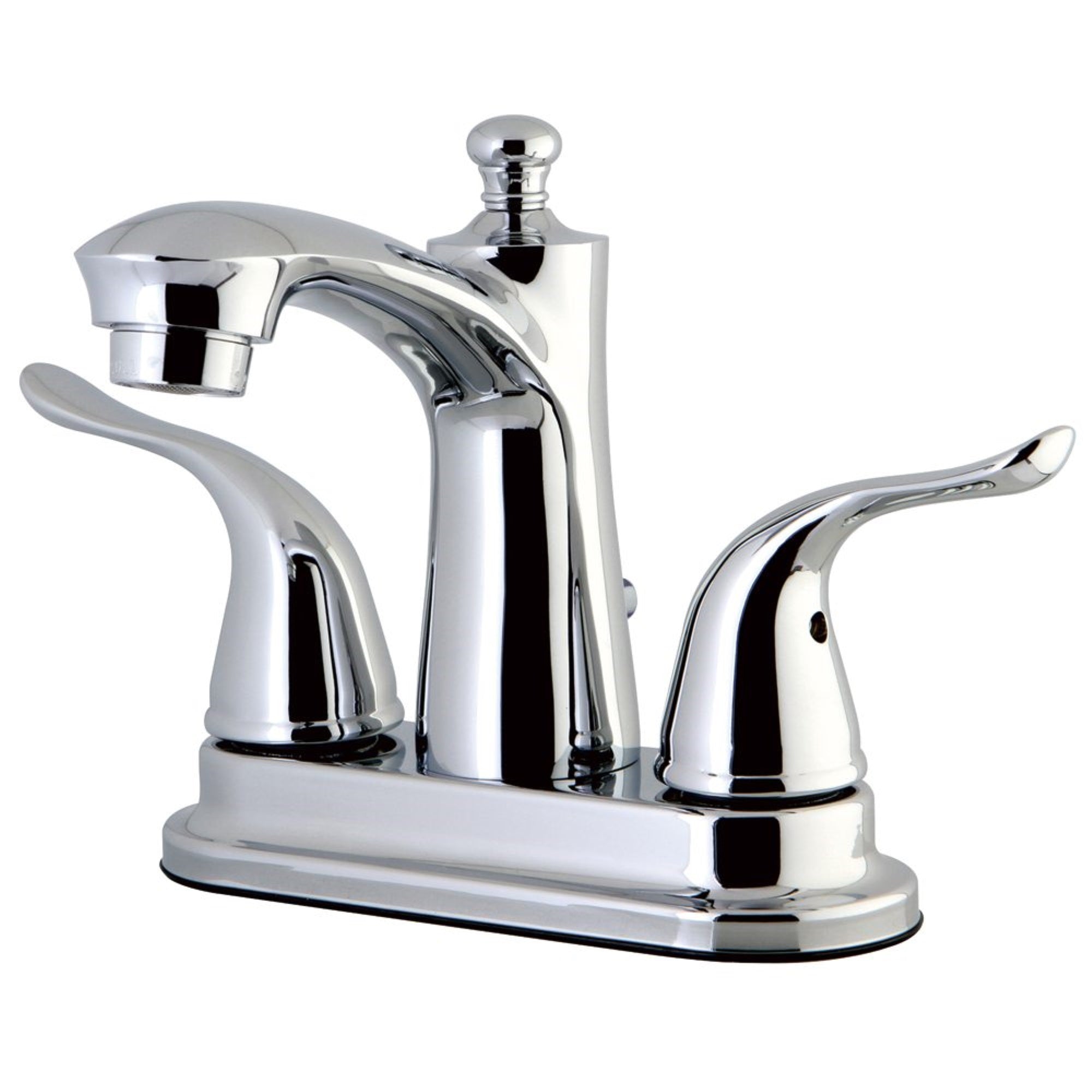 Kingston Brass Fb7621Yl 4 In. Centerset Bathroom Faucet, Polished Chrome