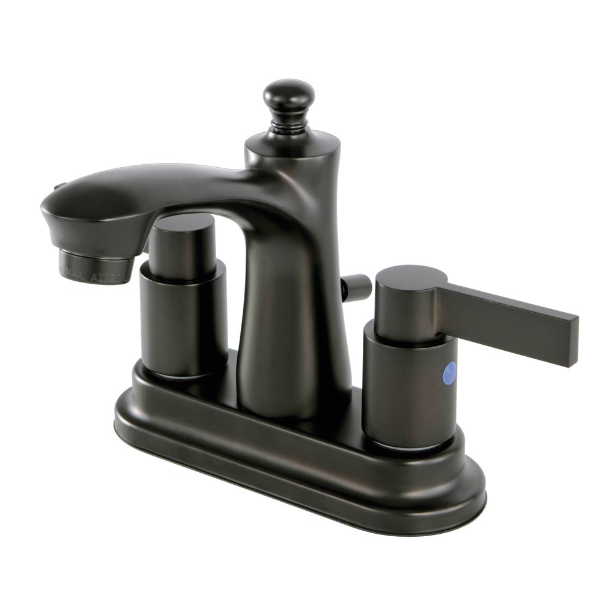 Kingston Brass Fb7625Ndl 4 In. Centerset Bathroom Faucet, Oil Rubbed Bronze