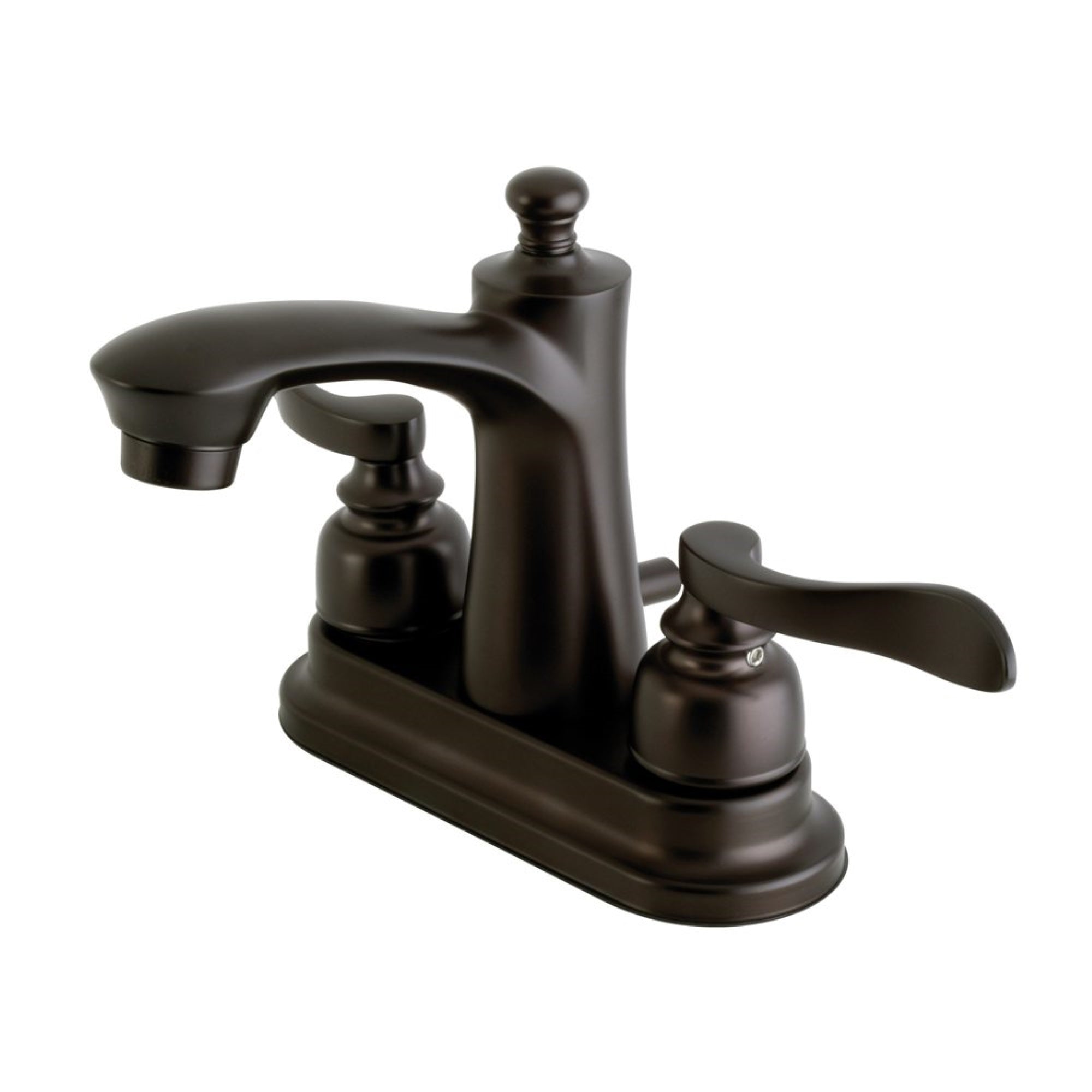 Kingston Brass Fb7625Nfl 4 In. Centerset Bathroom Faucet, Oil Rubbed Bronze