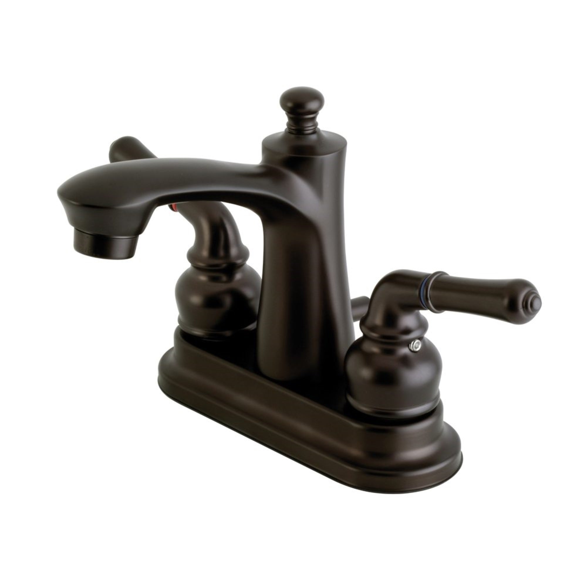 Kingston Brass Fb7625Nml 4 In. Centerset Bathroom Faucet, Oil Rubbed Bronze