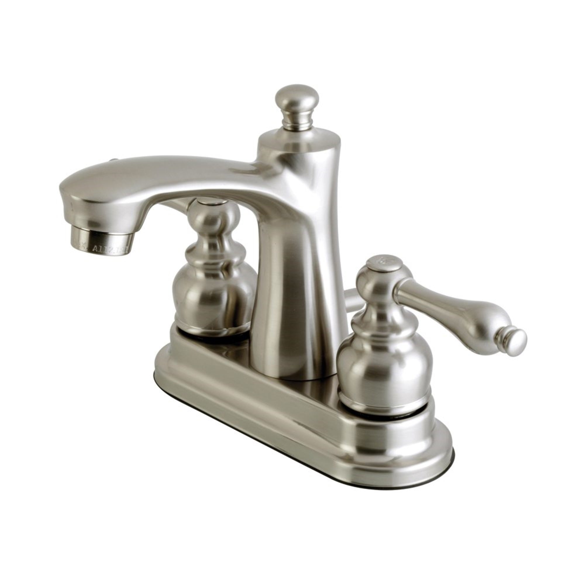 Kingston Brass Fb7628Al 4 In. Centerset Bathroom Faucet, Brushed Nickel