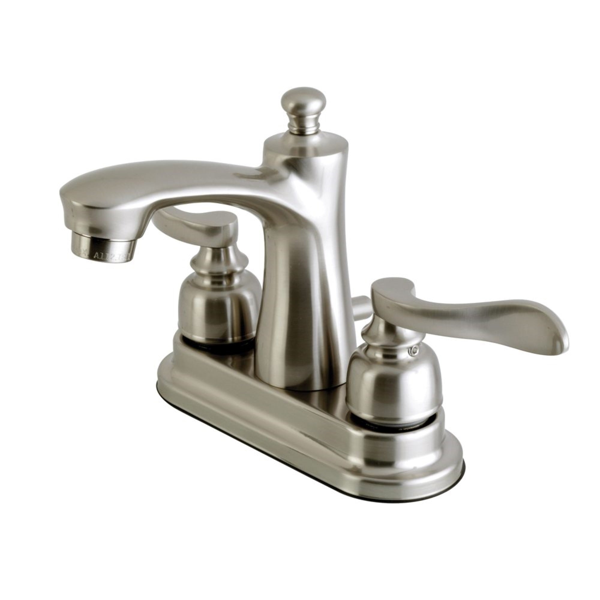 Kingston Brass Fb7628Nfl 4 In. Centerset Bathroom Faucet, Brushed Nickel