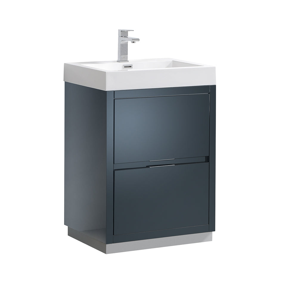 Fresca Valencia 24 Dark Slate Gray Free Standing Modern Bathroom Vanity