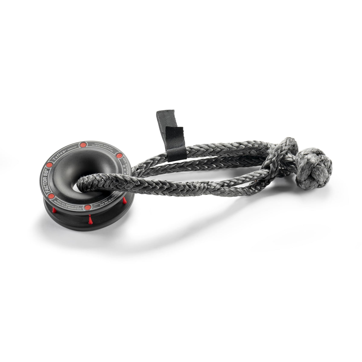 Factor 55 Rope Retention Pulley (Rrp) And Standard Duty 10' Soft Shackle Combo, For Use With Synthetic Rope