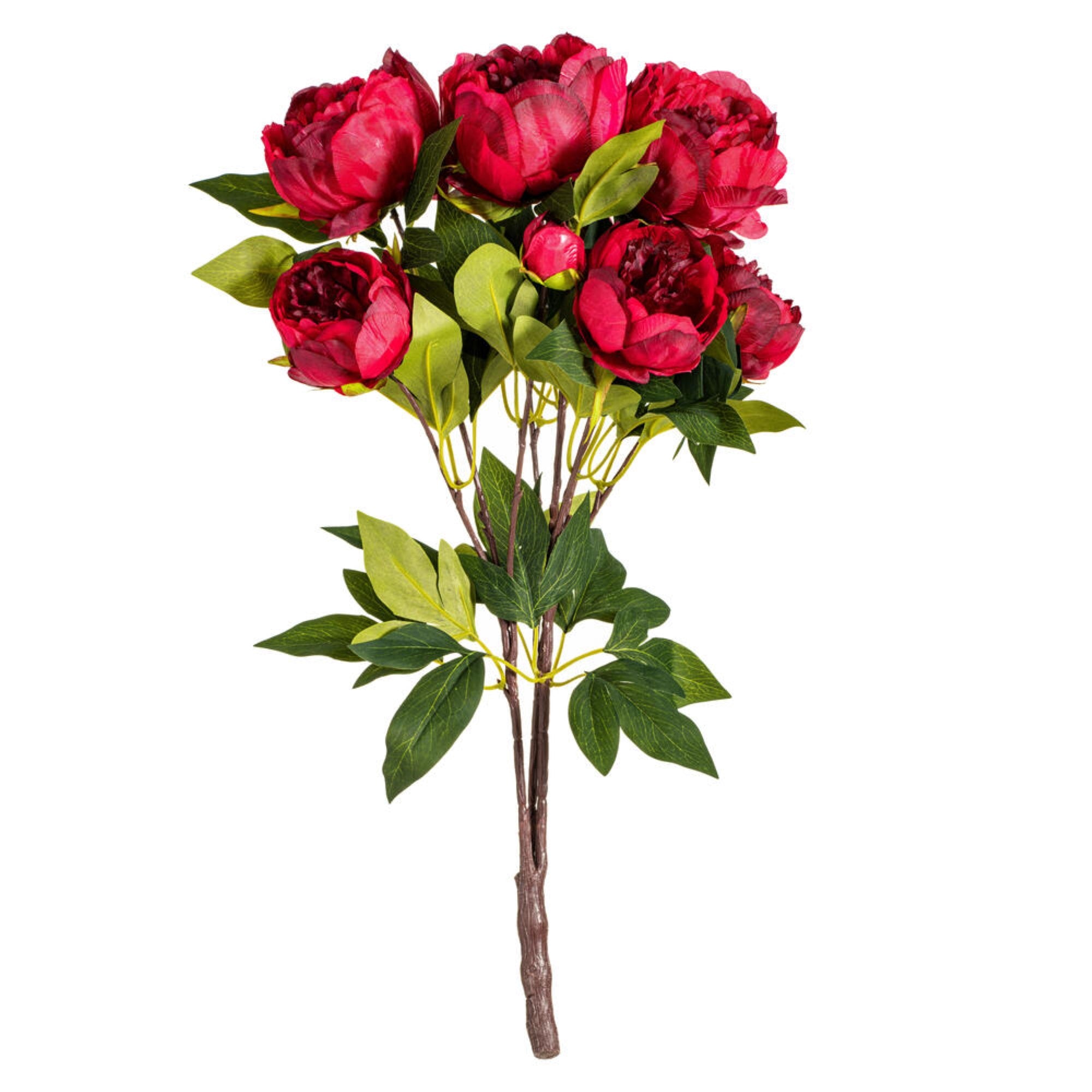 Vickerman 23″ Artificial Red Peony Bush.