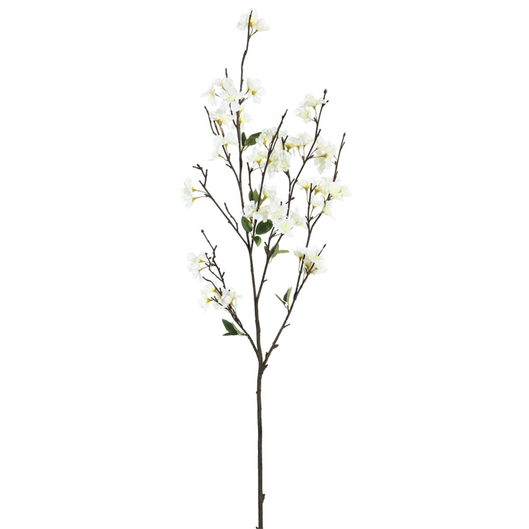 Vickerman 40” Artificial White Cherry Blossom Spray, 3 per Pack.