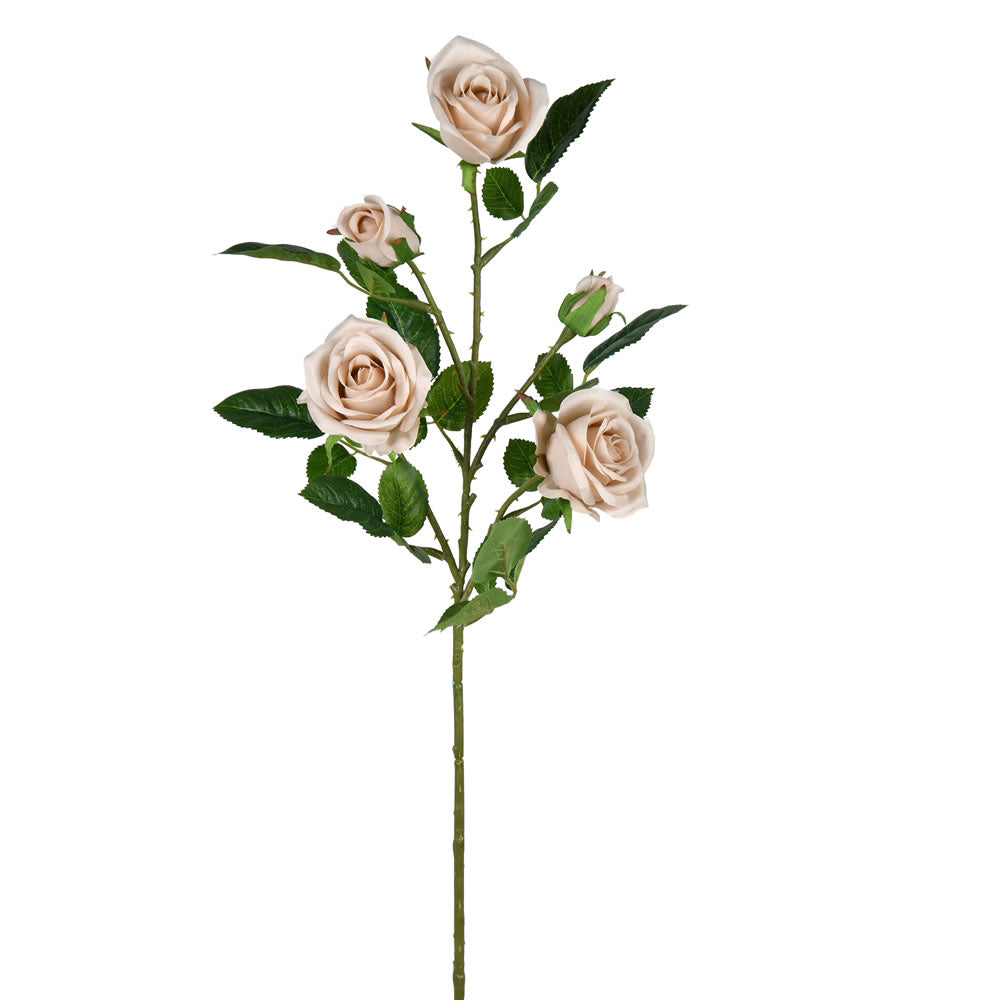 Vickerman 28” Taupe Rose Spray 3/pk - FD190801