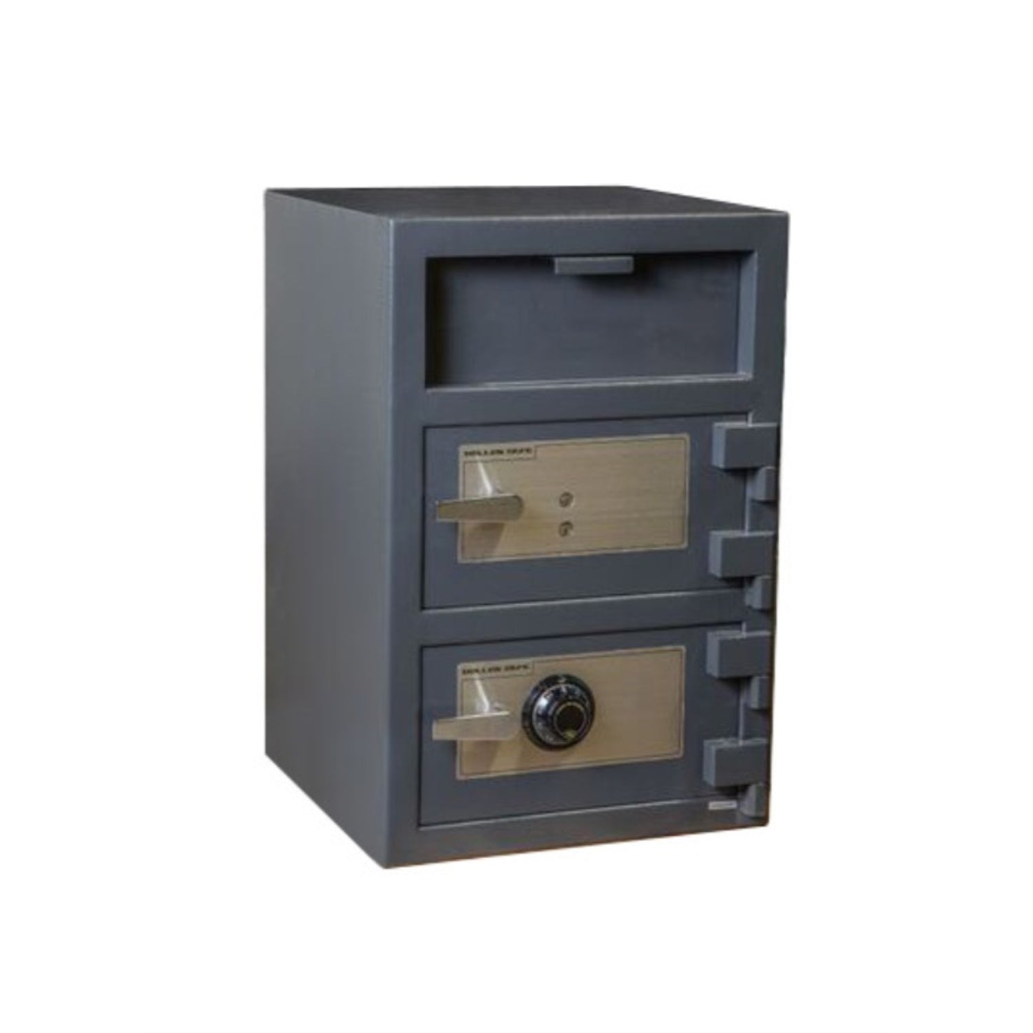 Double Door Depository Safe - Gray