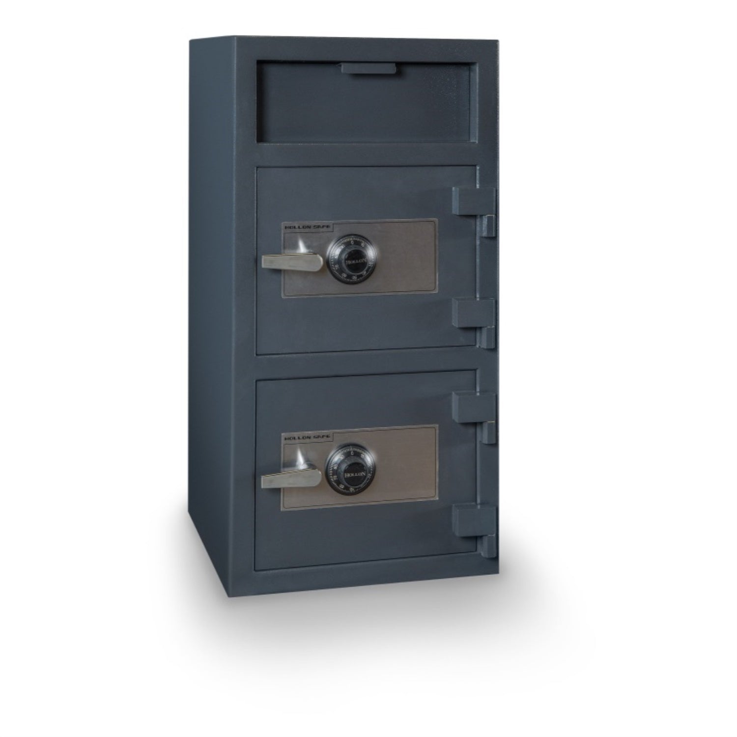 Double Door Depository Safe - Gray