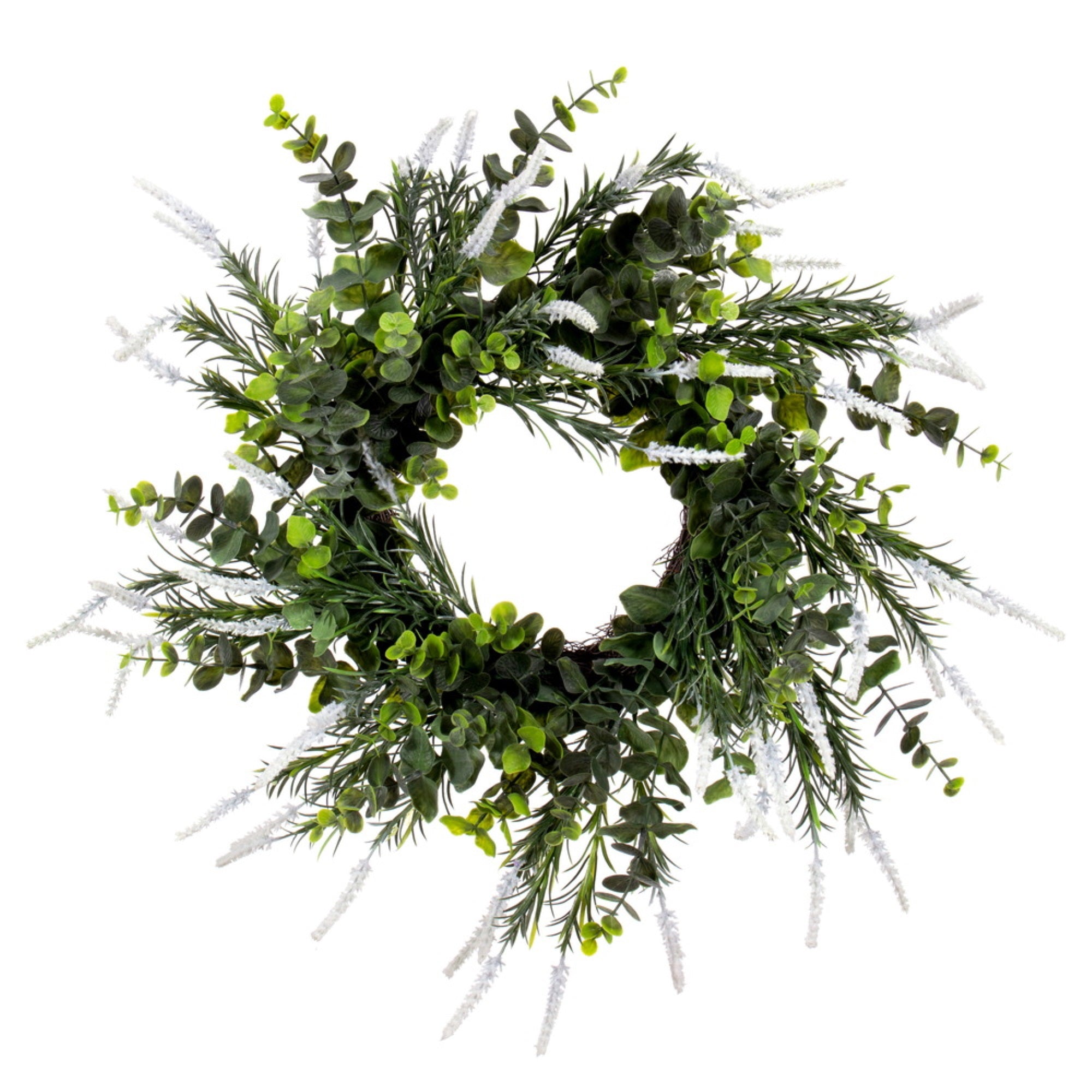 24” Green Rosemary & Eucalyptus Wreath