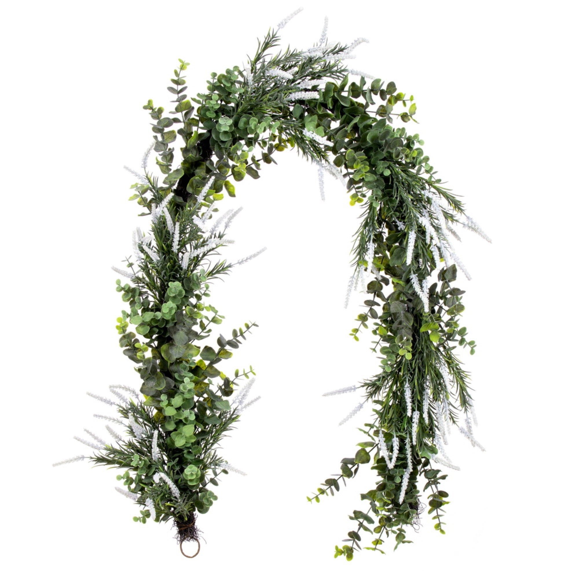 72” Green Rosemary & Eucalyptus Garland